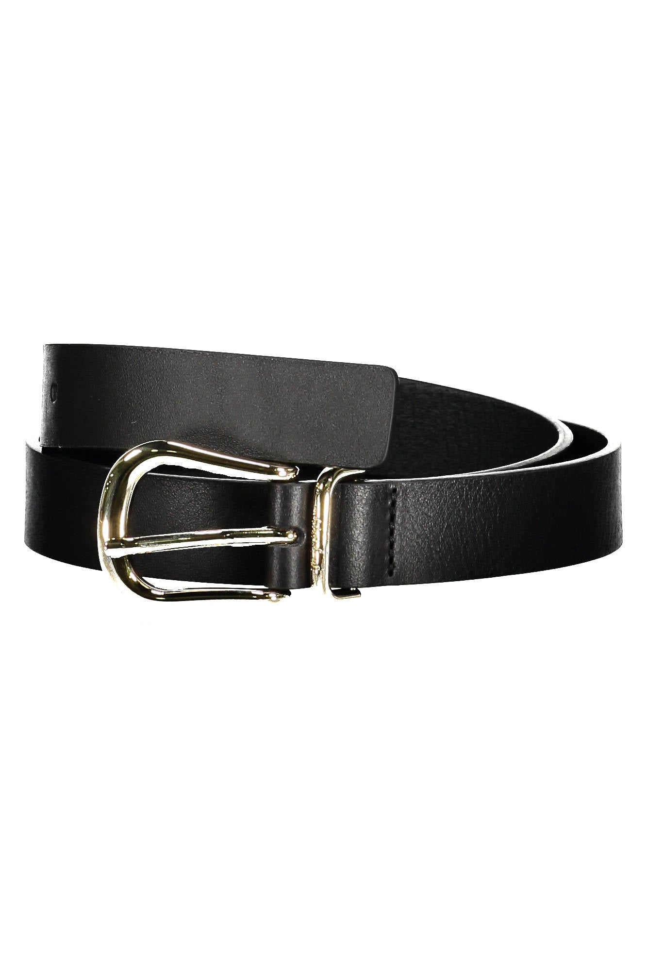 TOMMY HILFIGER LEATHER BELT WOMEN BLACK