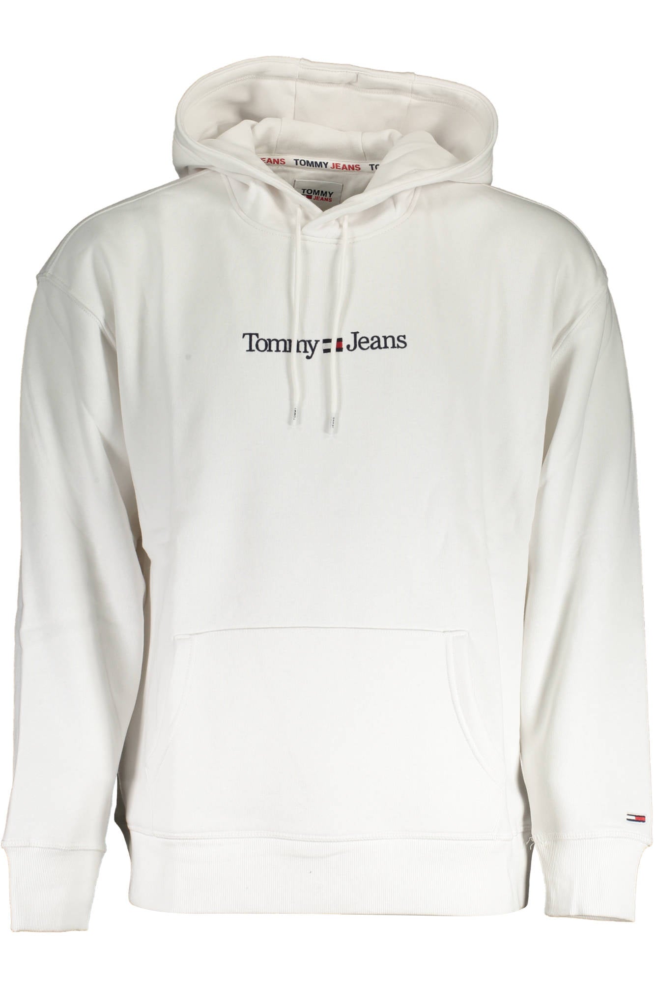 TOMMY HILFIGER MENS WHITE ZIPPED SWEATSHIRT