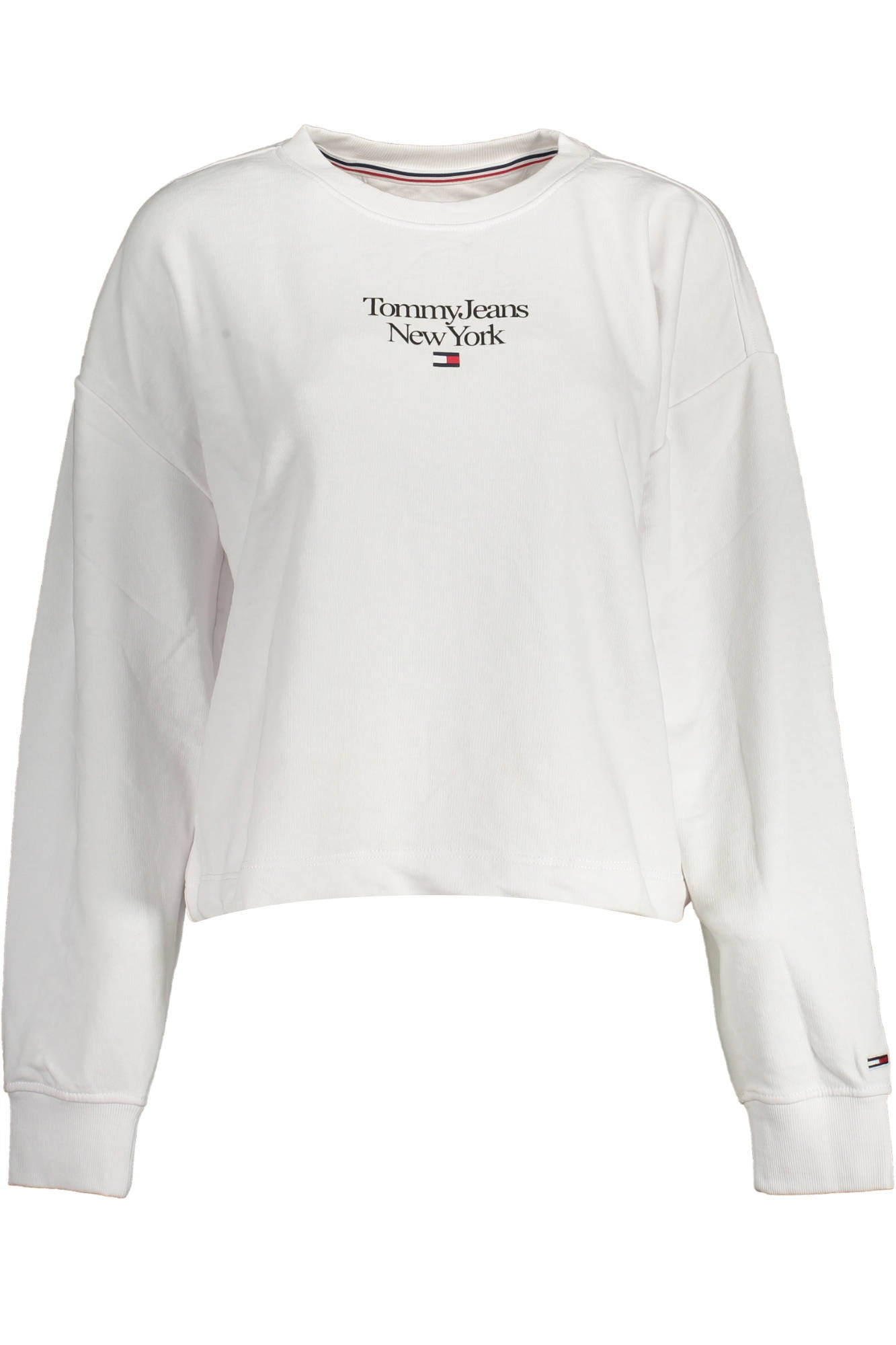 TOMMY HILFIGER WOMENS WHITE SWEATSHIRT WITHOUT ZIP