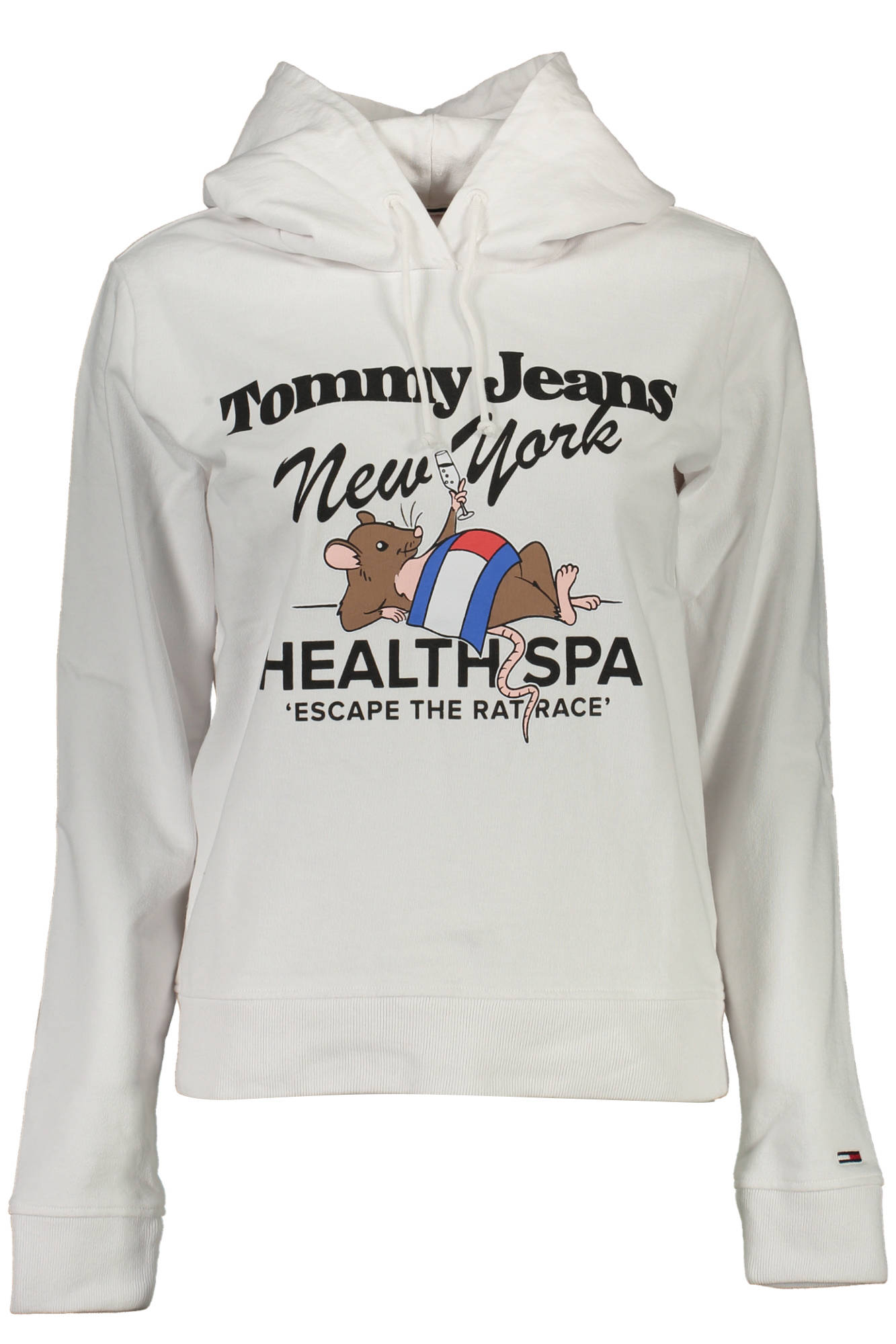 TOMMY HILFIGER SWEATSHIRT WITHOUT ZIP WOMEN WHITE