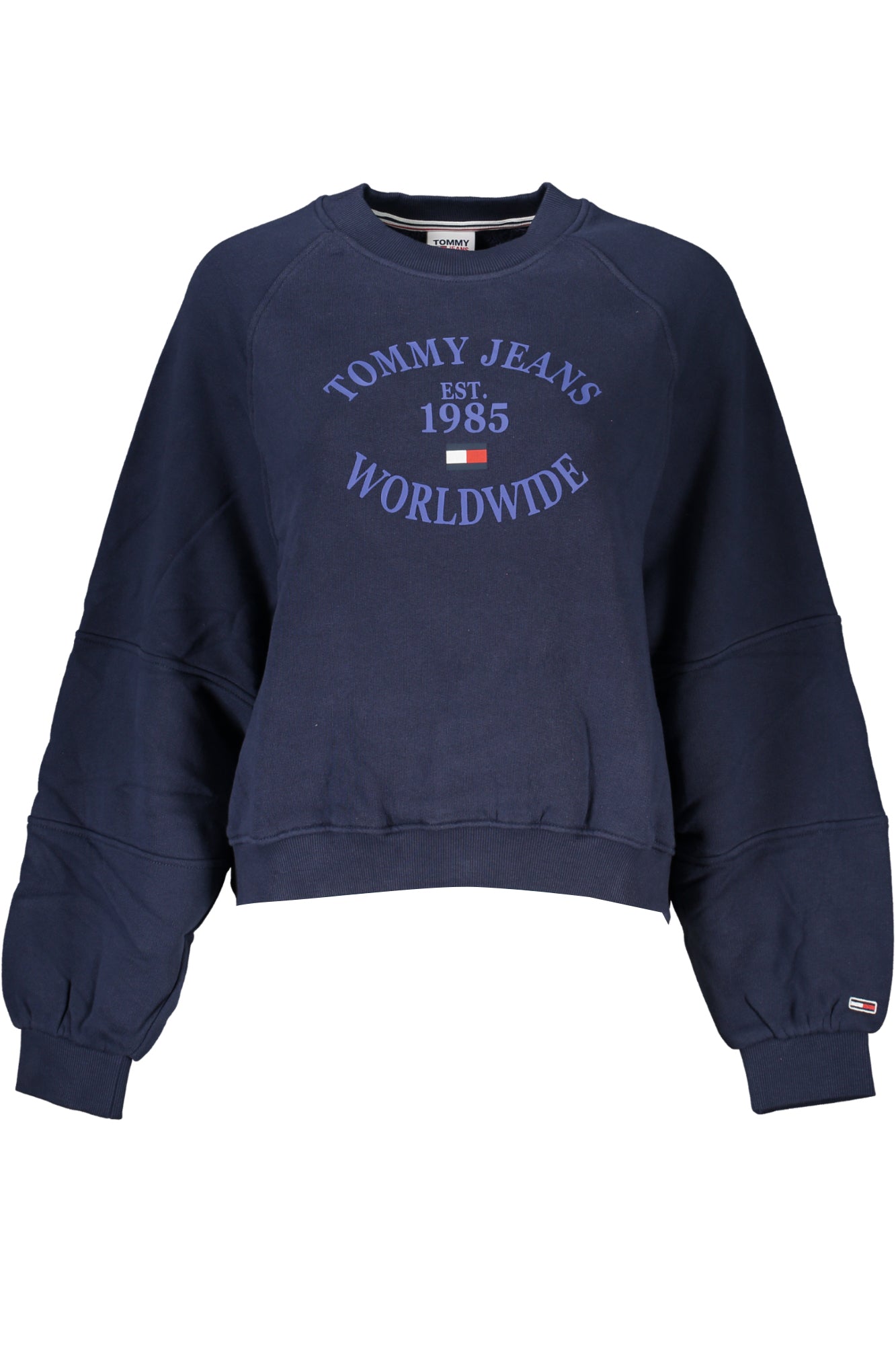 TOMMY HILFIGER WOMENS BLUE ZIPLESS SWEATSHIRT