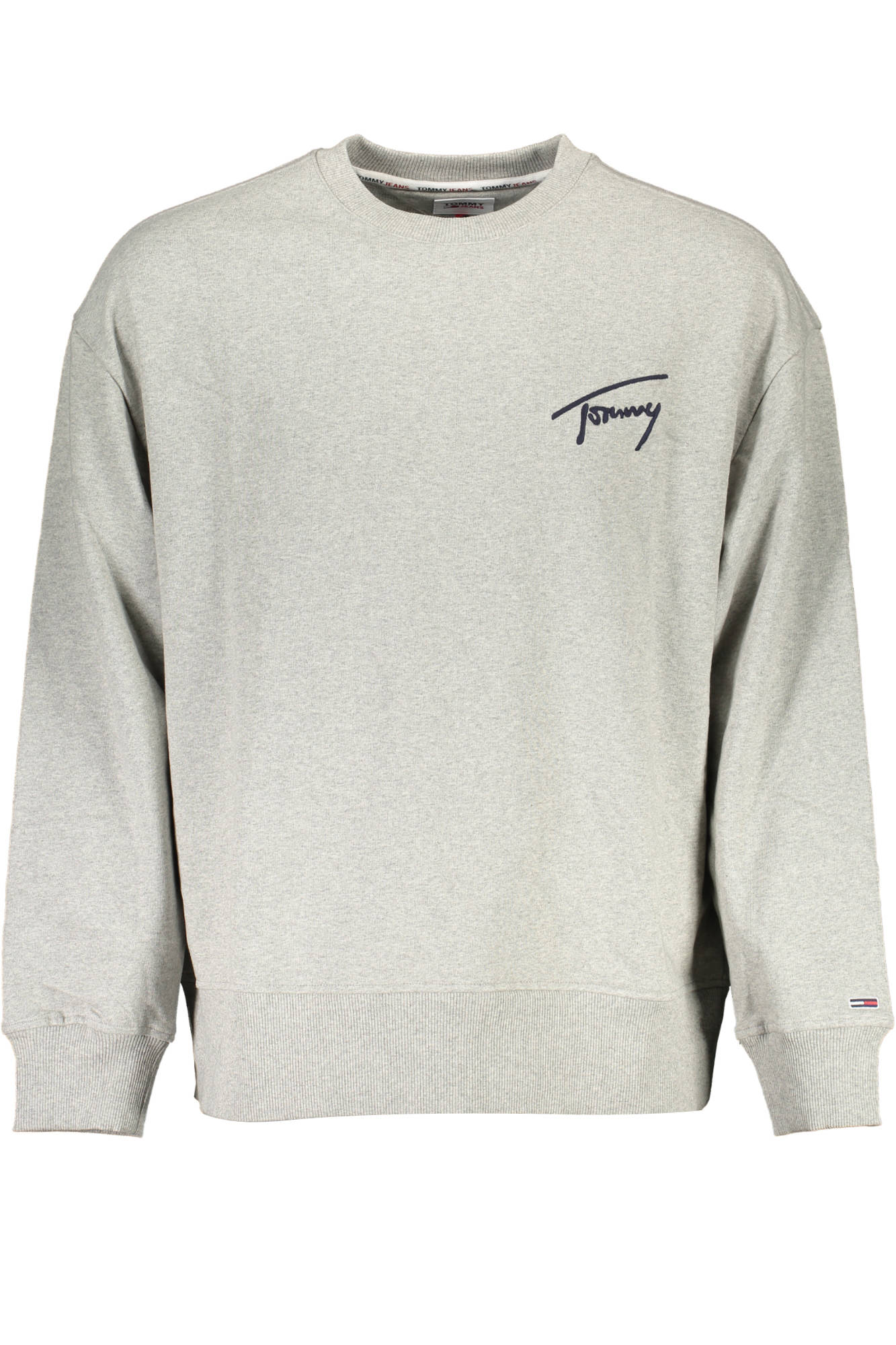 TOMMY HILFIGER MAN GRAY SWEATSHIRT WITHOUT ZIP