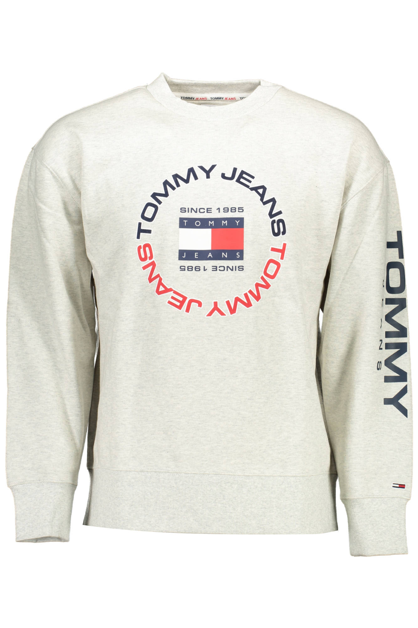 TOMMY HILFIGER MAN GRAY SWEATSHIRT WITHOUT ZIP