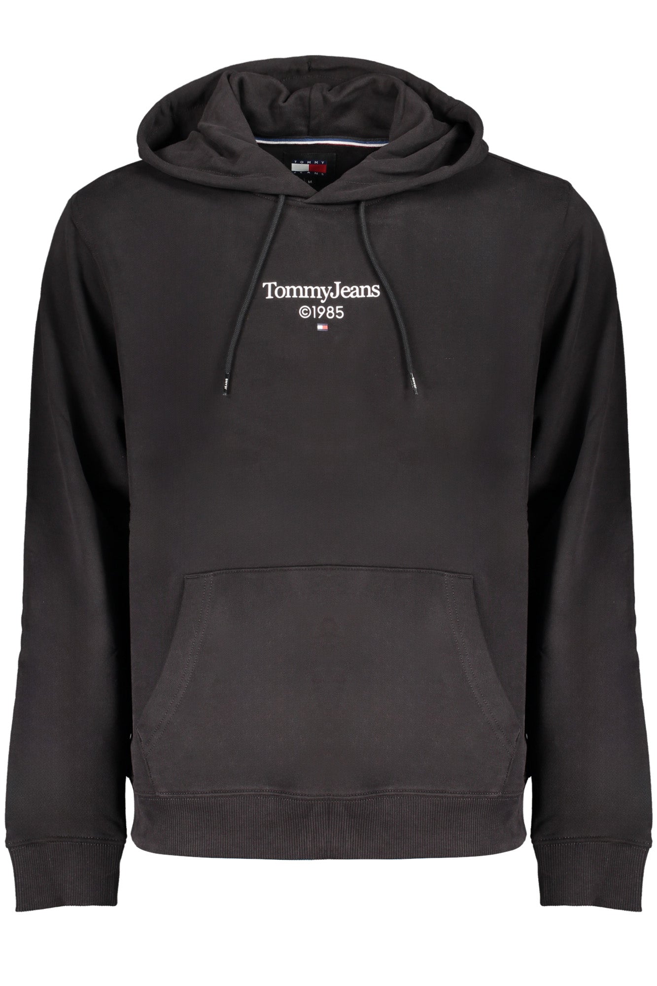 TOMMY HILFIGER MENS BLACK ZIPLESS SWEATSHIRT