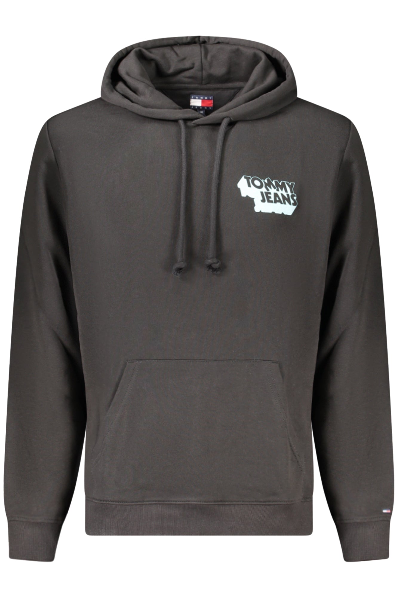 TOMMY HILFIGER MENS BLACK ZIP-UP SWEATSHIRT