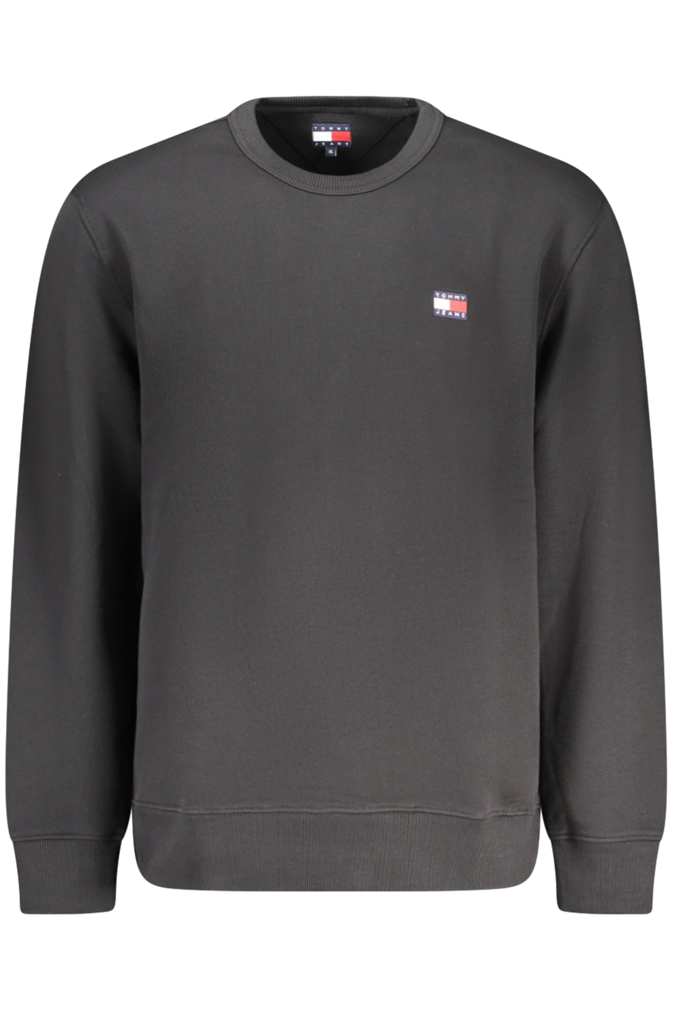 TOMMY HILFIGER MENS BLACK ZIP-UP SWEATSHIRT