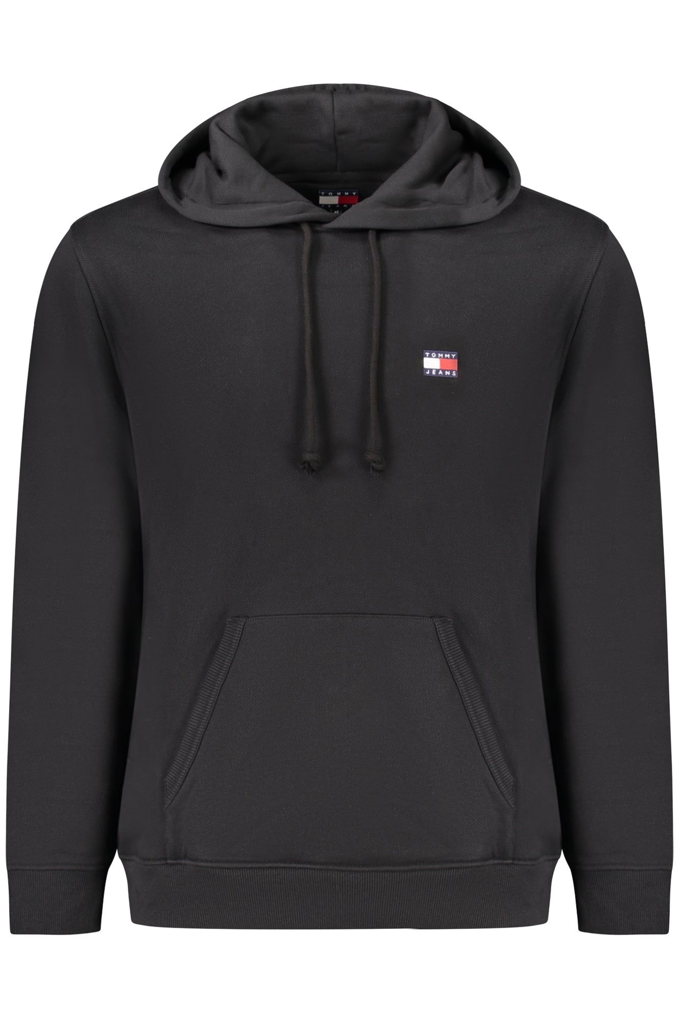 TOMMY HILFIGER MENS BLACK ZIP-UP SWEATSHIRT