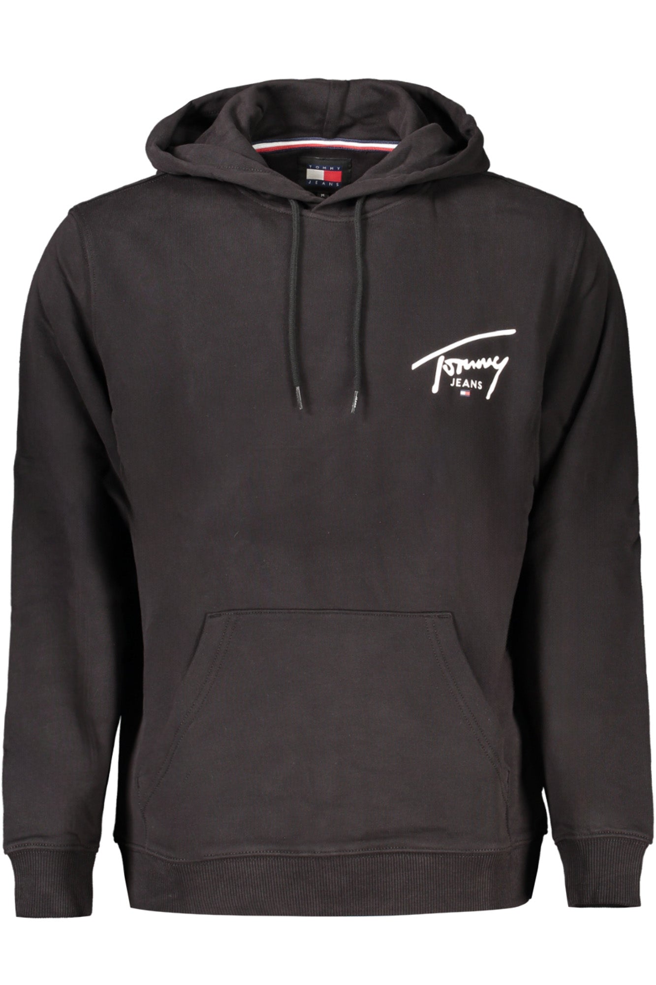 TOMMY HILFIGER MENS BLACK ZIP-UP SWEATSHIRT