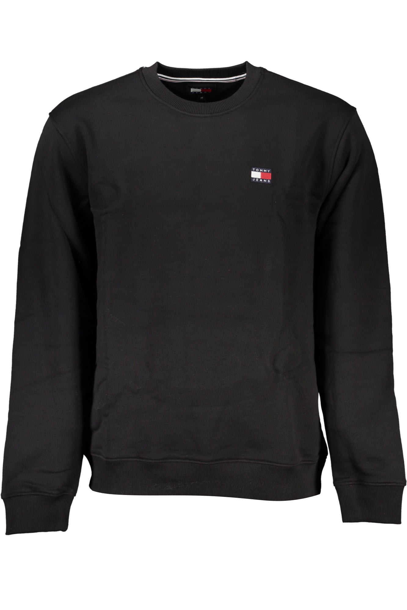 TOMMY HILFIGER MENS BLACK ZIPLESS SWEATSHIRT