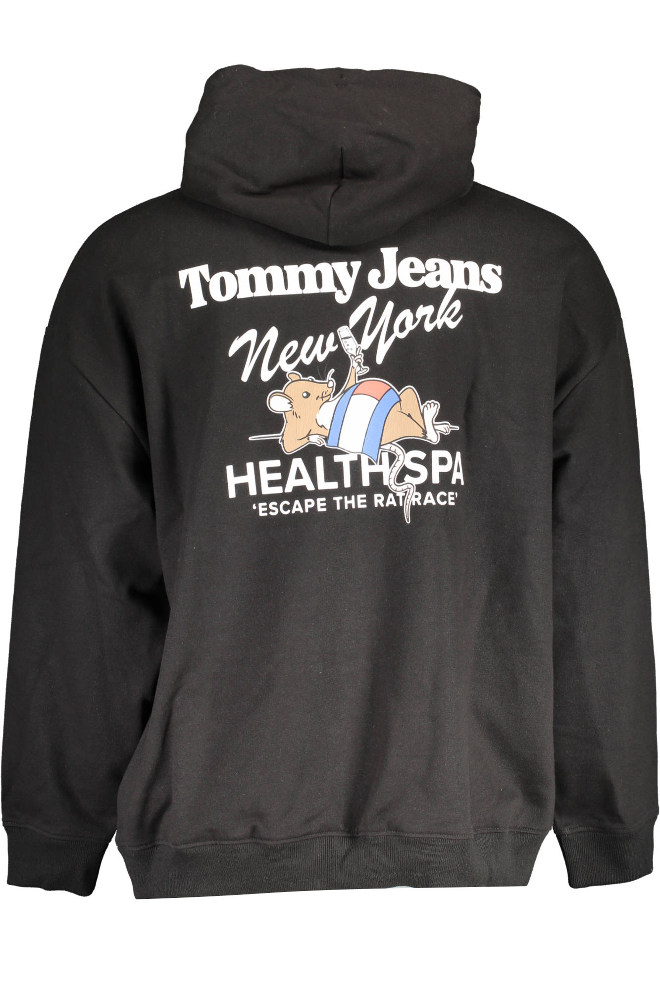 TOMMY HILFIGER SWEATSHIRT WITHOUT ZIP BLACK MAN