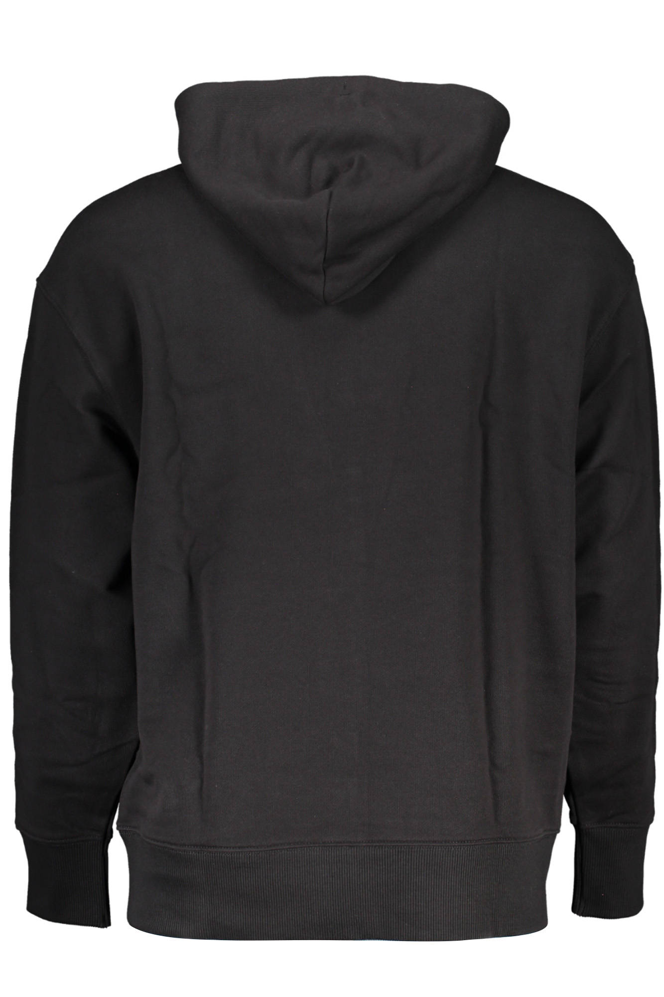 TOMMY HILFIGER MENS BLACK ZIPLESS SWEATSHIRT