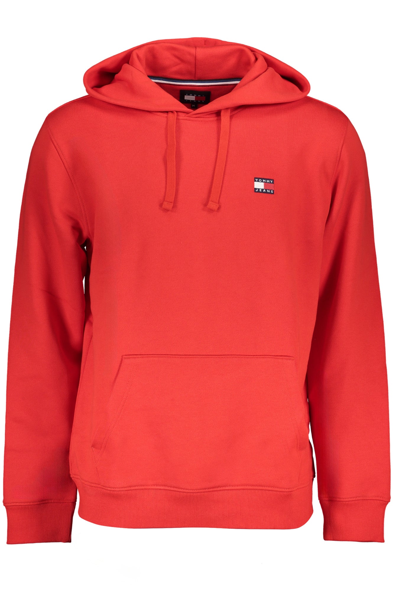 TOMMY HILFIGER MENS RED ZIP-OUT SWEATSHIRT