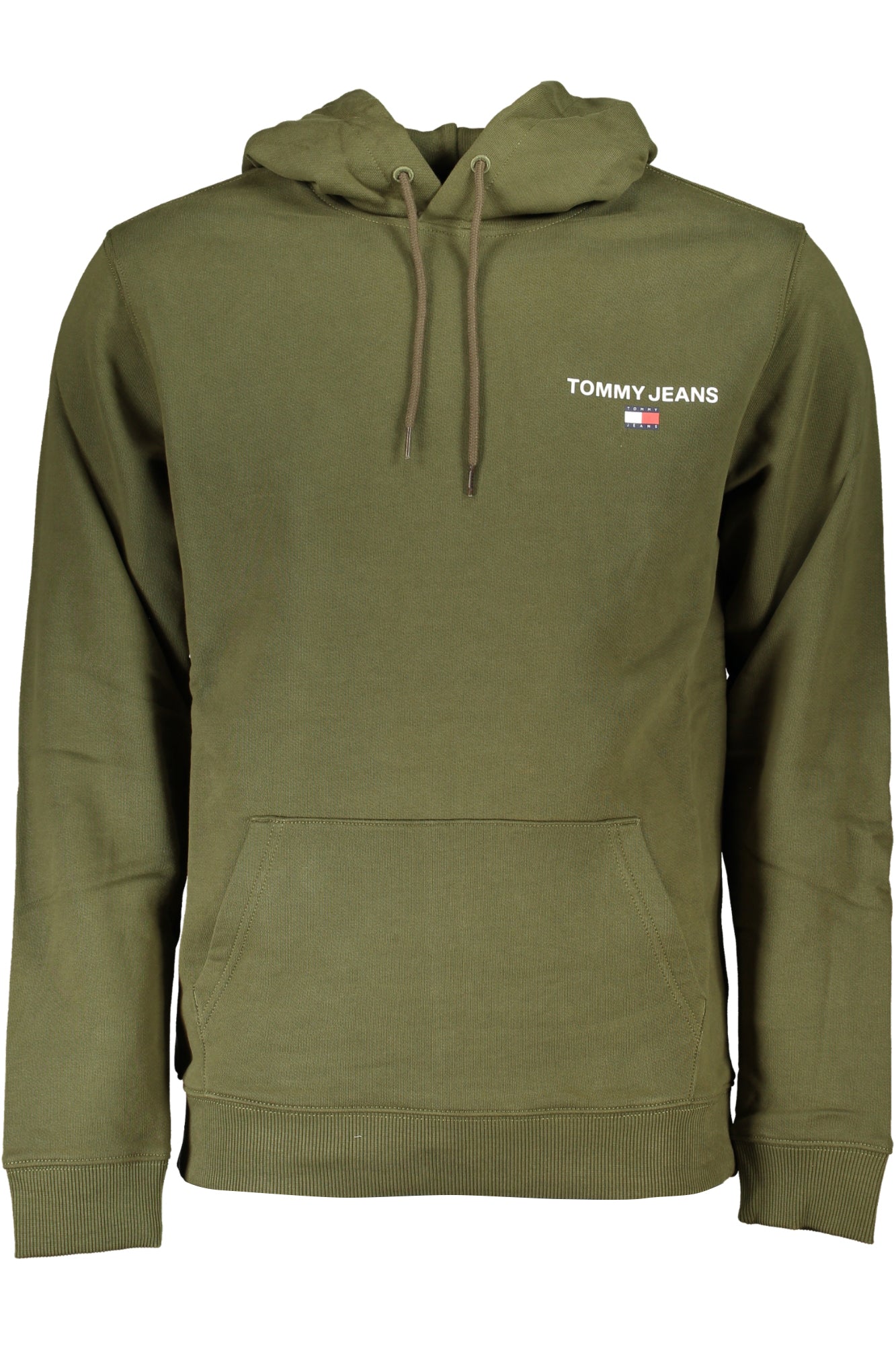 TOMMY HILFIGER MENS GREEN ZIPLESS SWEATSHIRT