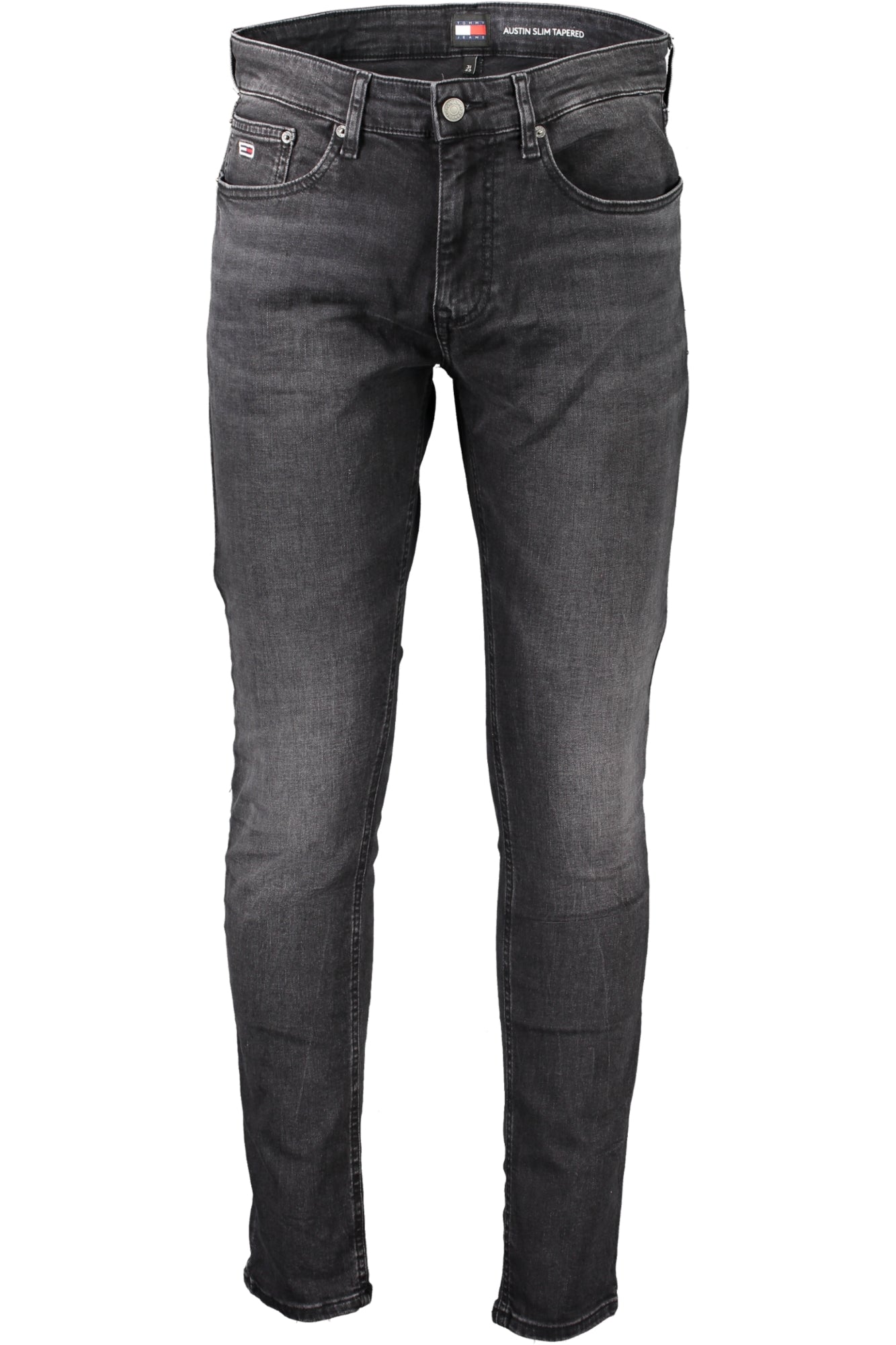 TOMMY HILFIGER MENS BLACK DENIM JEANS