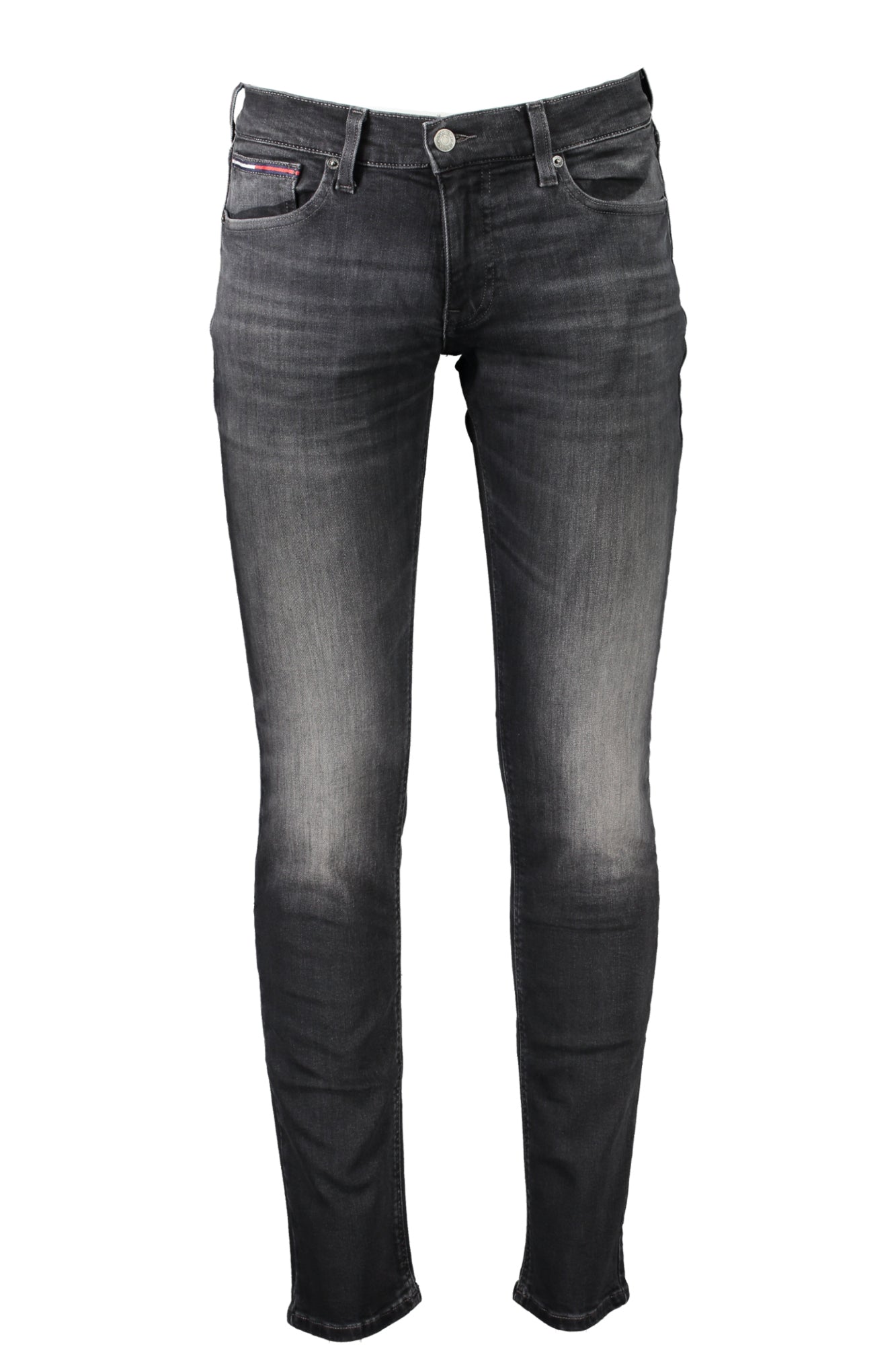 TOMMY HILFIGER MENS BLACK DENIM JEANS