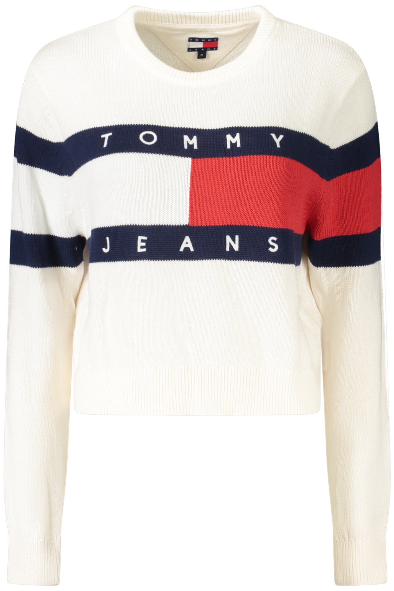 TOMMY HILFIGER WOMENS WHITE SWEATER