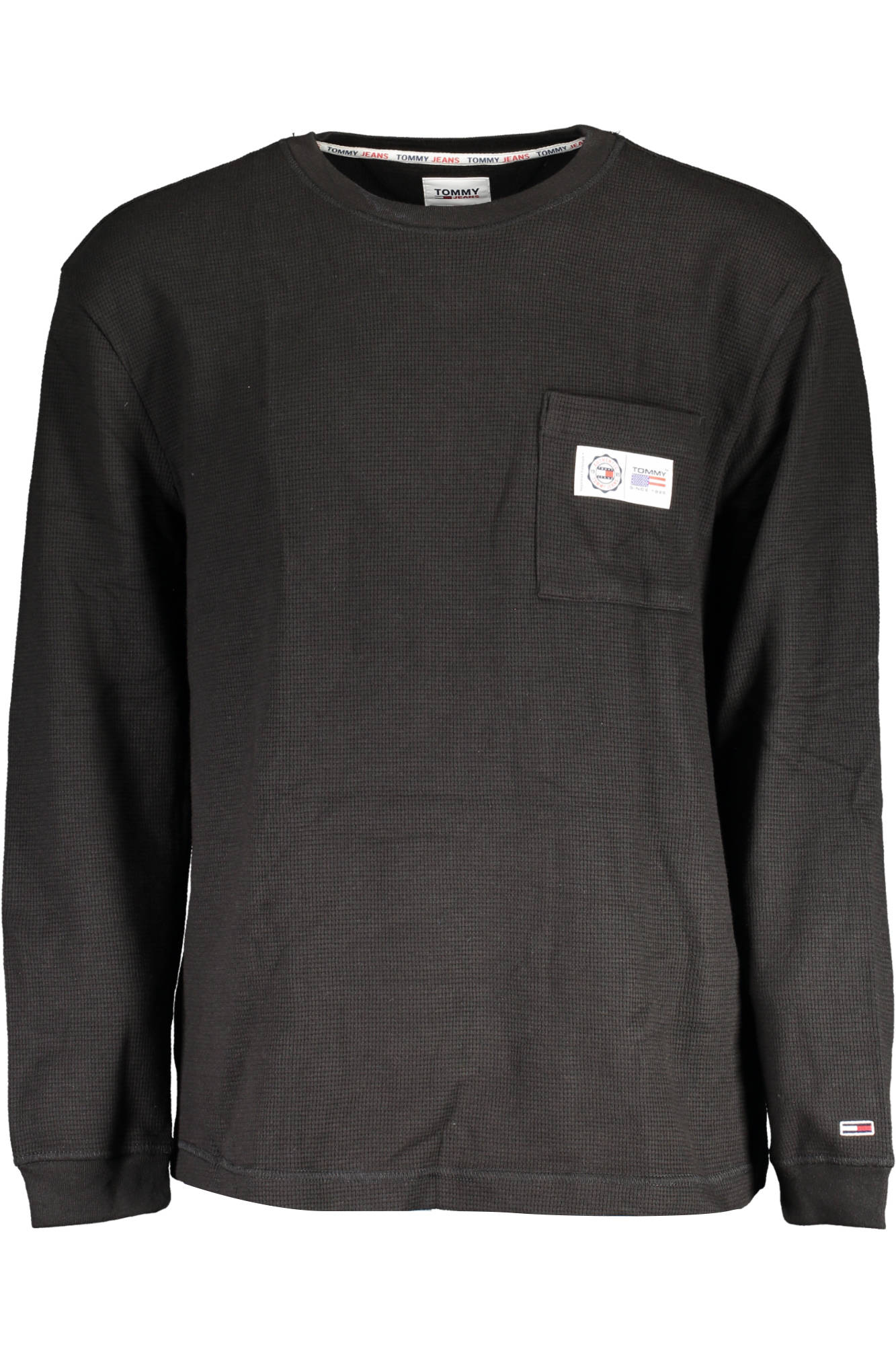 TOMMY HILFIGER MENS BLACK SWEATER