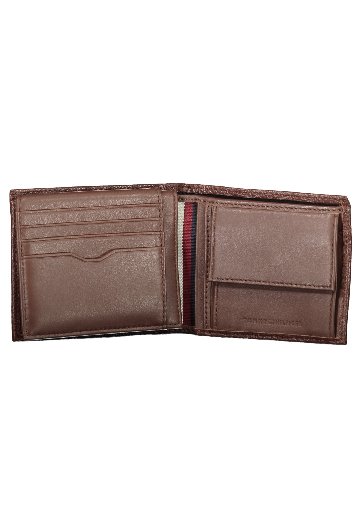 TOMMY HILFIGER MENS WALLET BROWN
