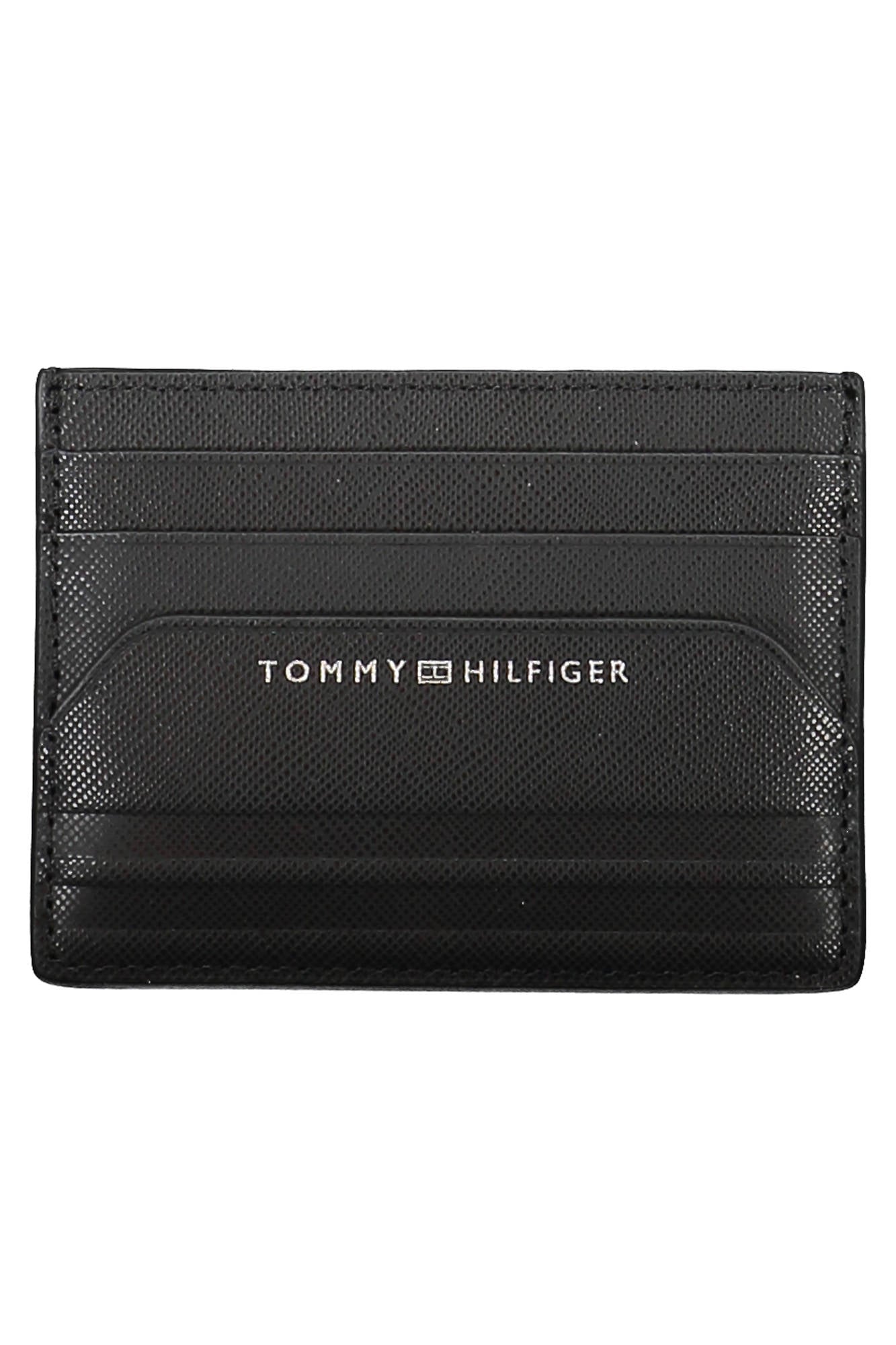 TOMMY HILFIGER BLACK MAN WALLET