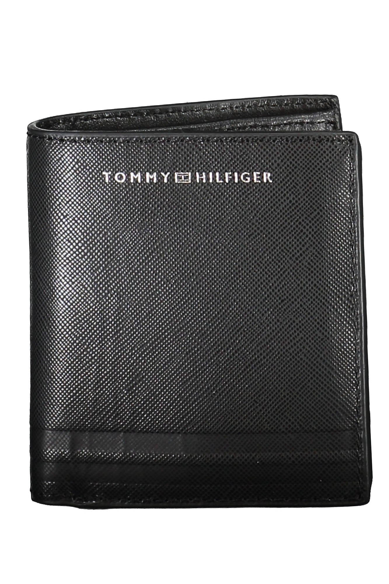 TOMMY HILFIGER BLACK MAN WALLET