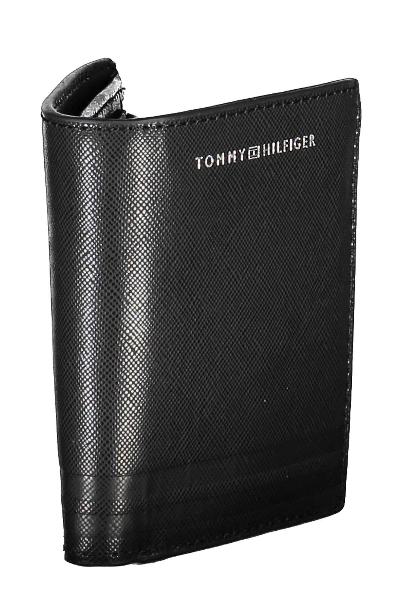 TOMMY HILFIGER BLACK MAN WALLET