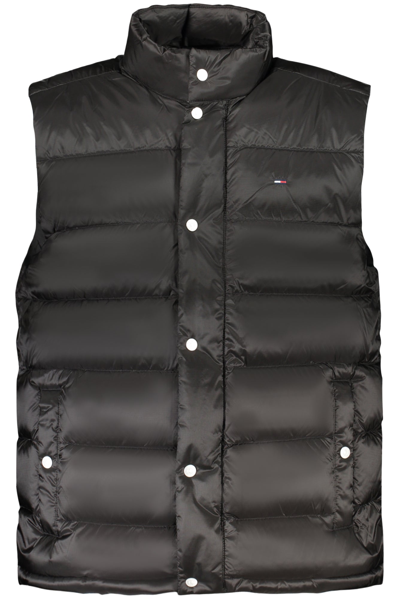 TOMMY HILFIGER MENS BLACK SLEEVELESS JACKET