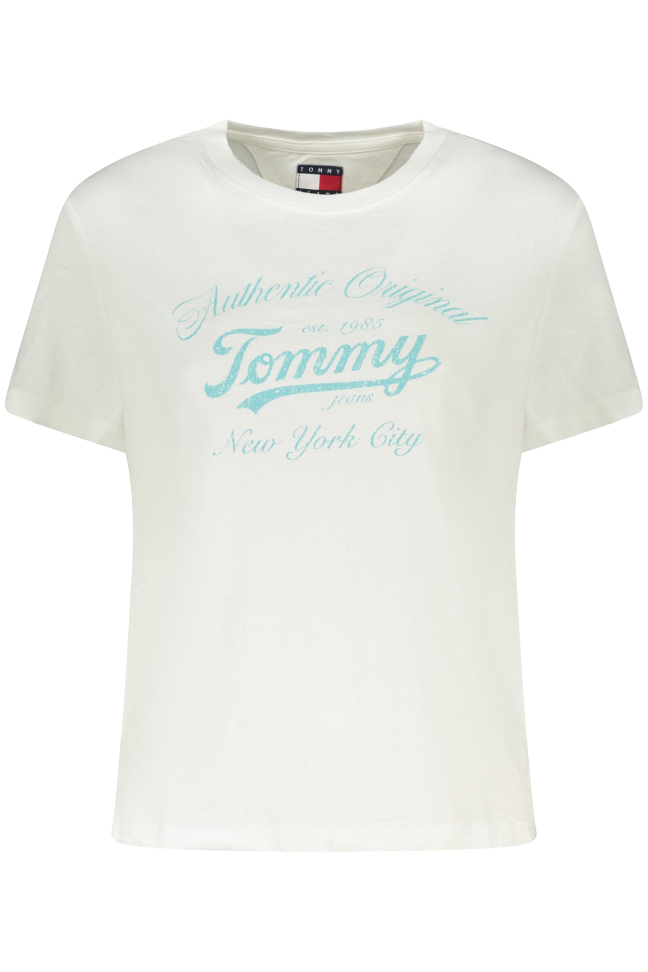 TOMMY HILFIGER WOMENS SHORT-SLEEVE T-SHIRT WHITE