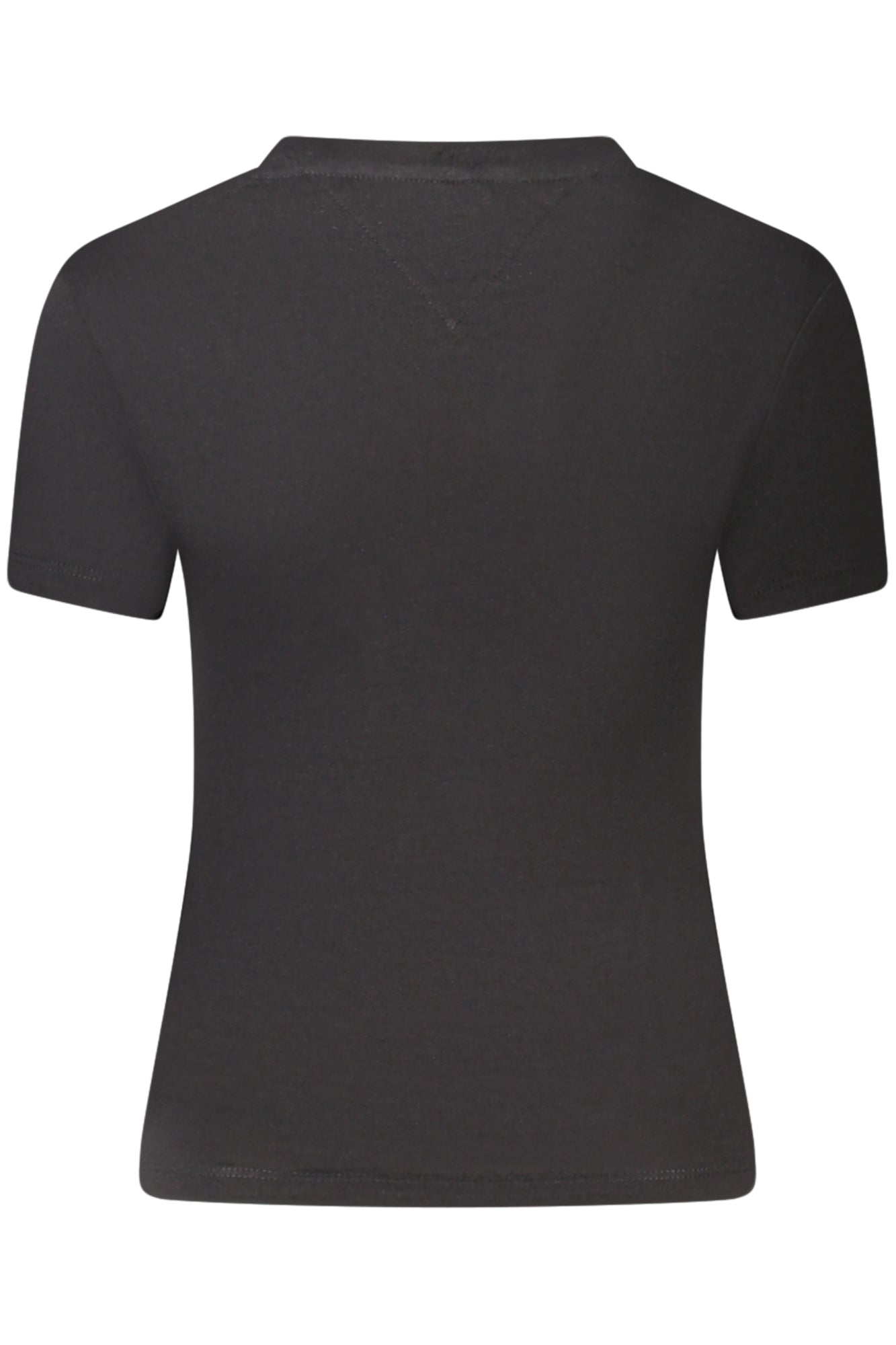 TOMMY HILFIGER WOMENS SHORT-SLEEVE T-SHIRT BLACK