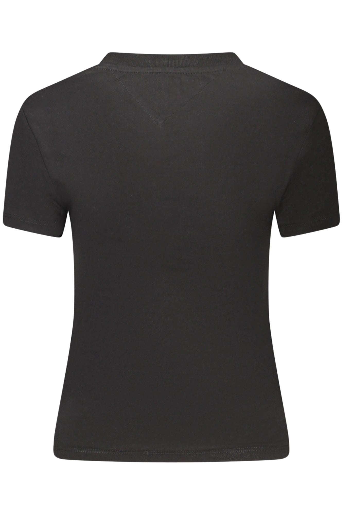 TOMMY HILFIGER WOMENS SHORT-SLEEVE T-SHIRT BLACK