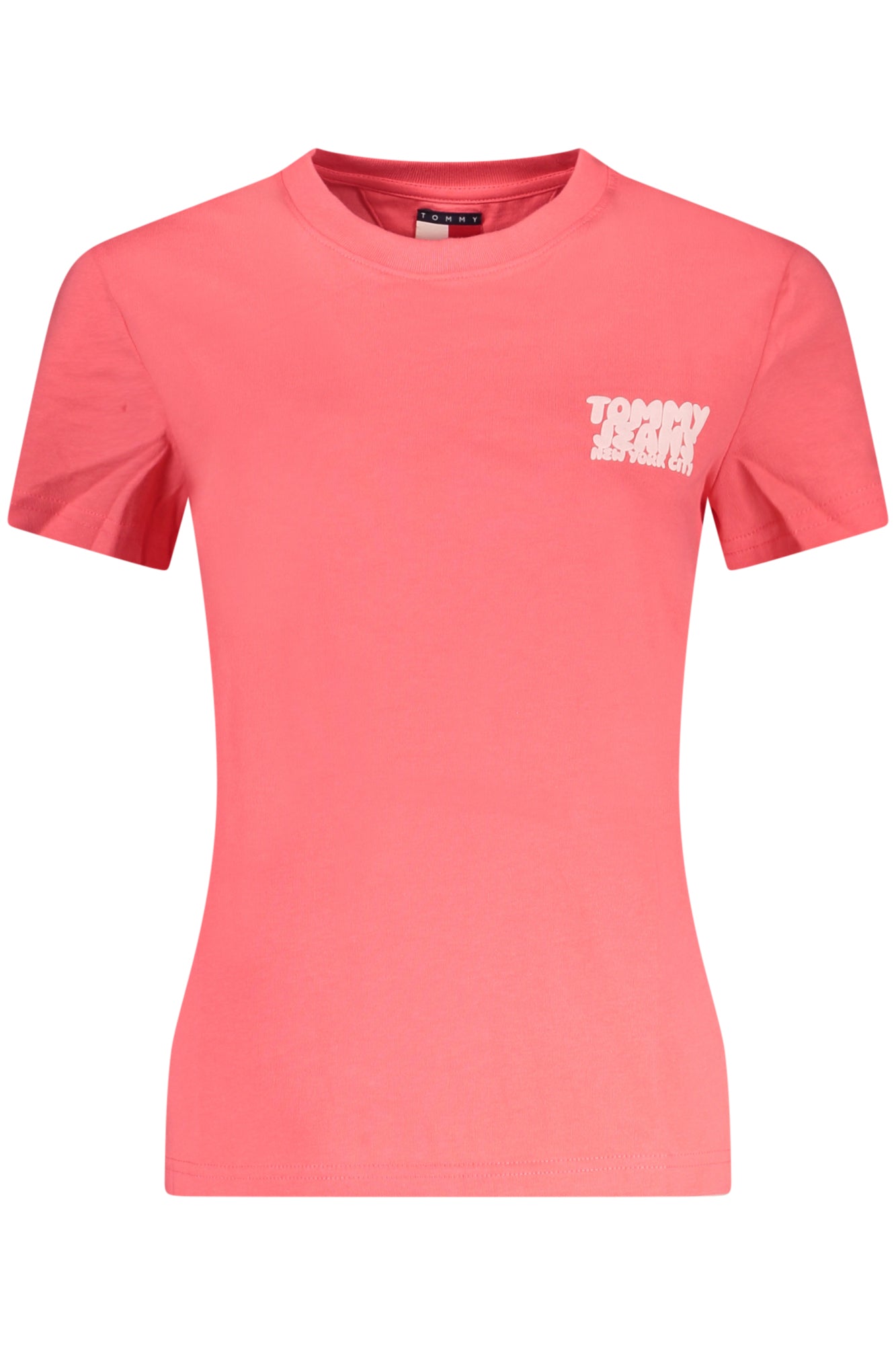 TOMMY HILFIGER WOMENS SHORT SLEEVE T-SHIRT PINK