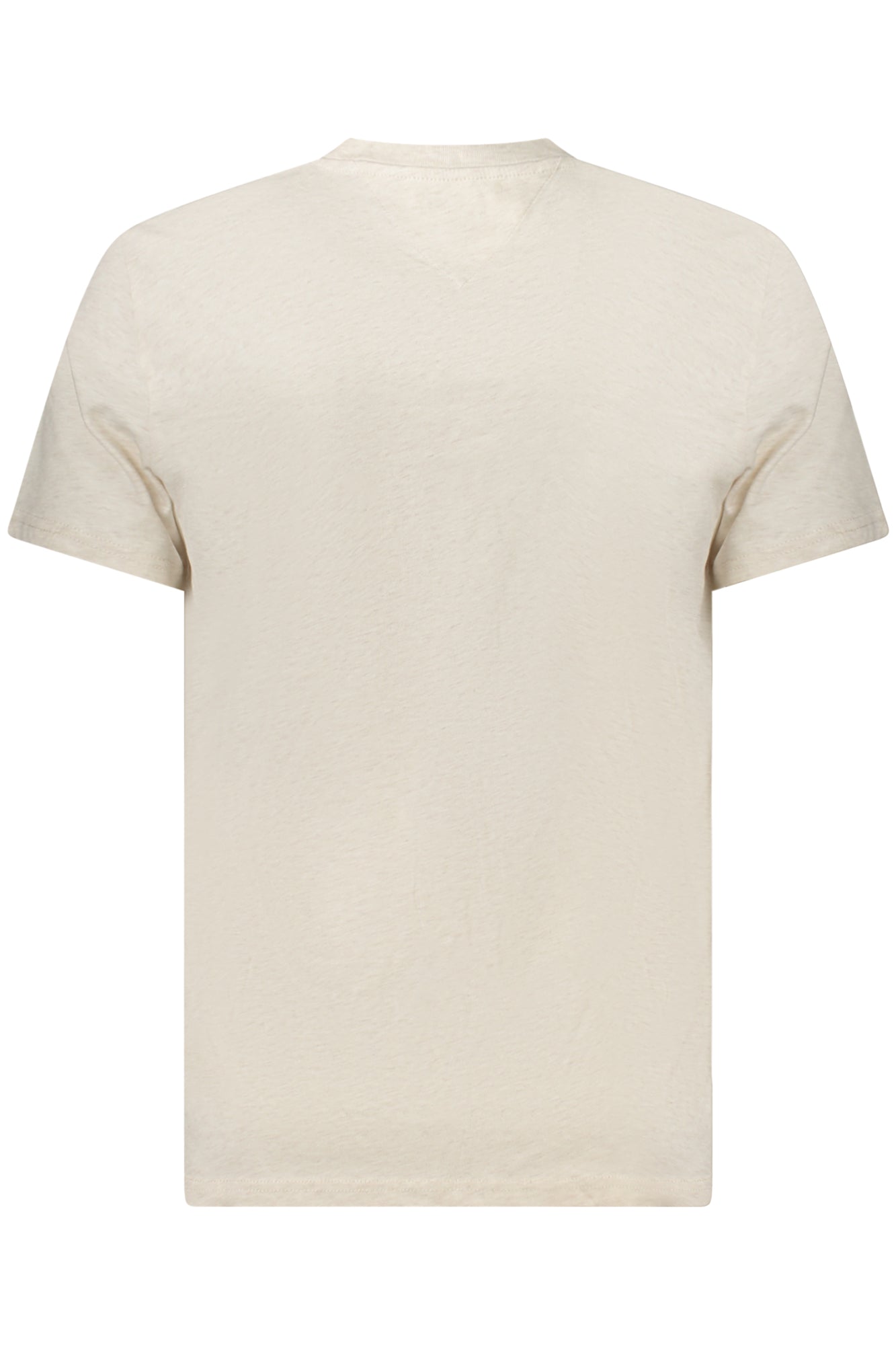 TOMMY HILFIGER MENS SHORT-SLEEVE T-SHIRT BEIGE