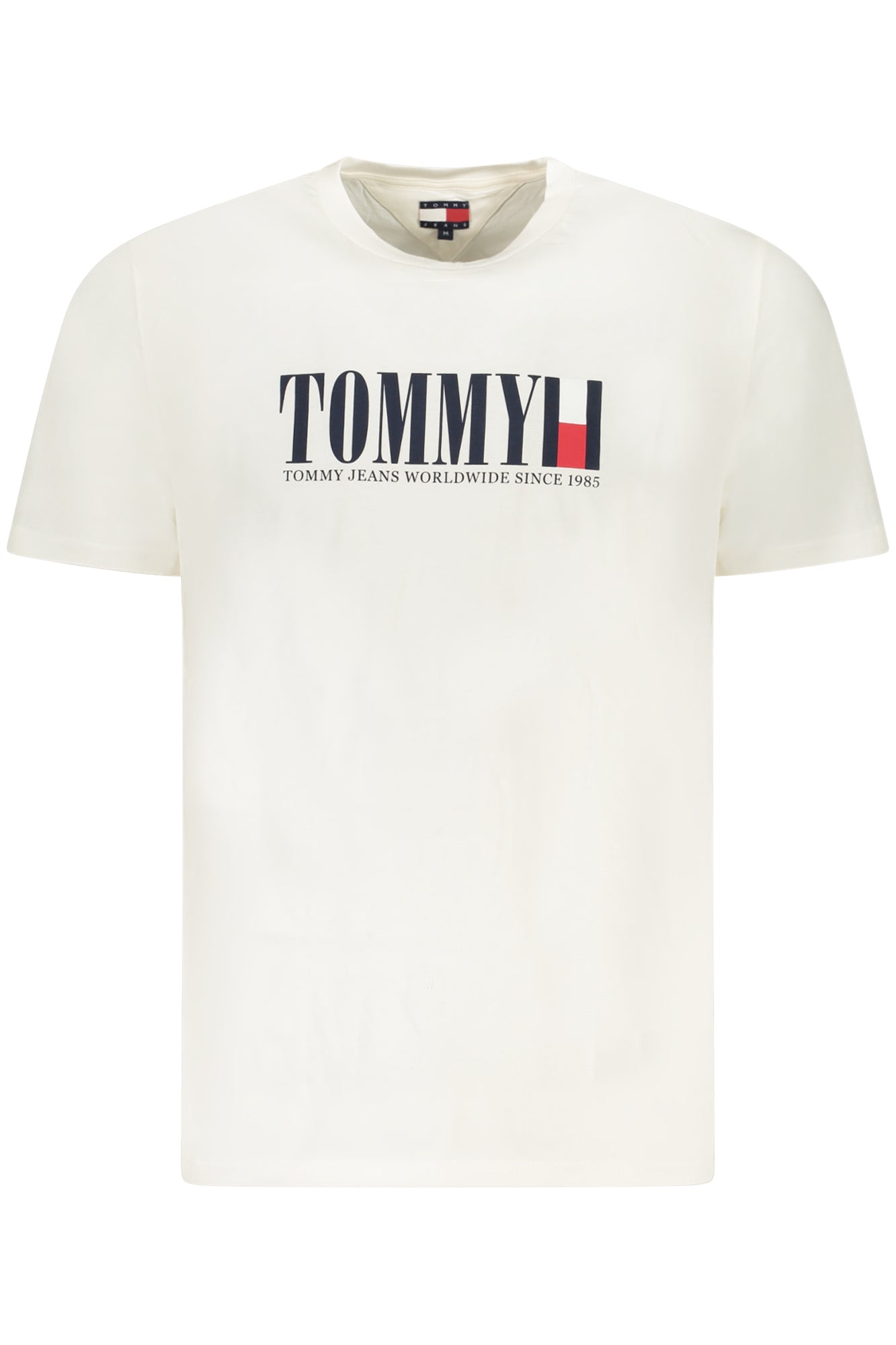 TOMMY HILFIGER MENS SHORT-SLEEVE T-SHIRT WHITE