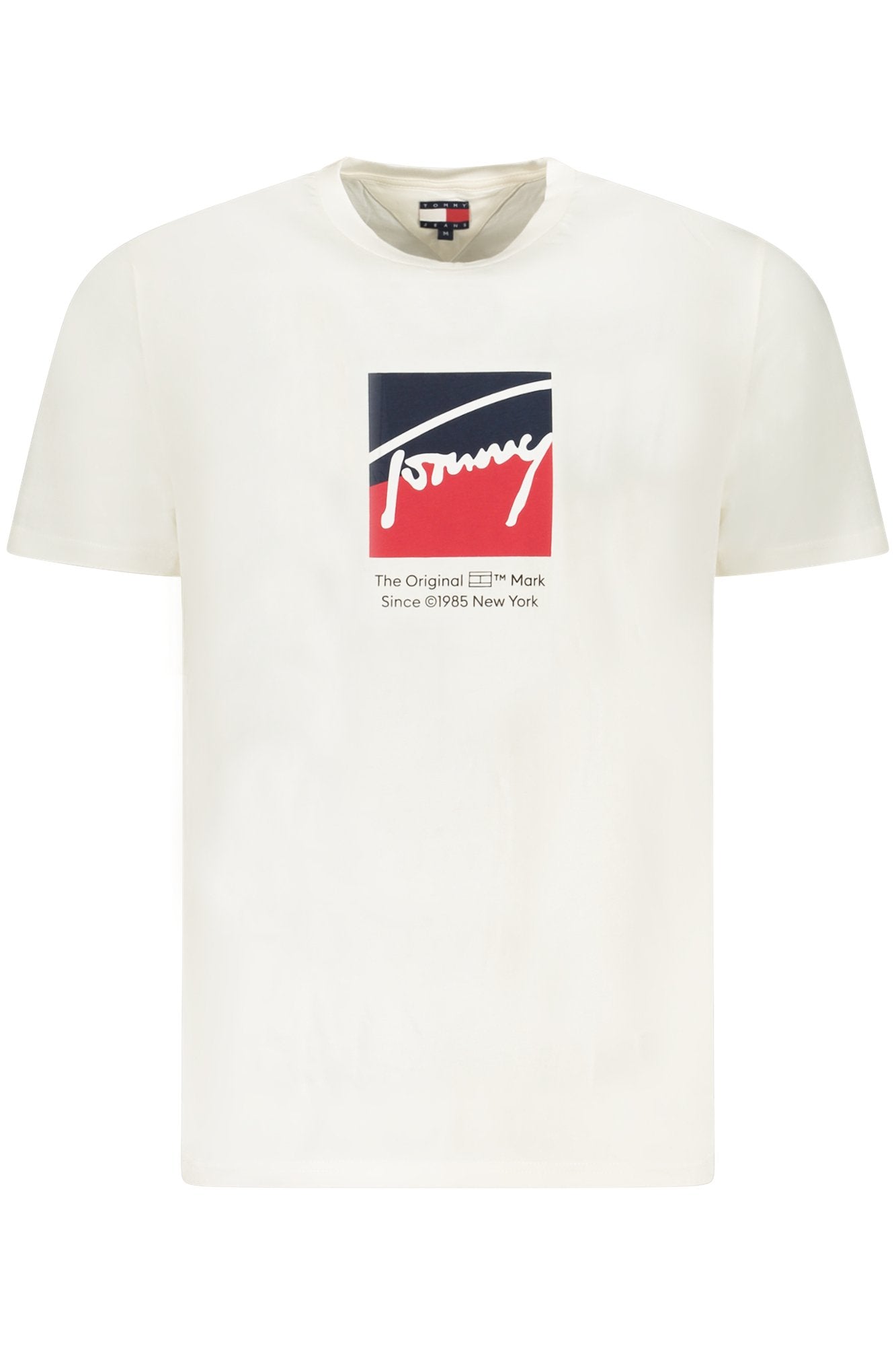 TOMMY HILFIGER MENS SHORT-SLEEVE T-SHIRT WHITE