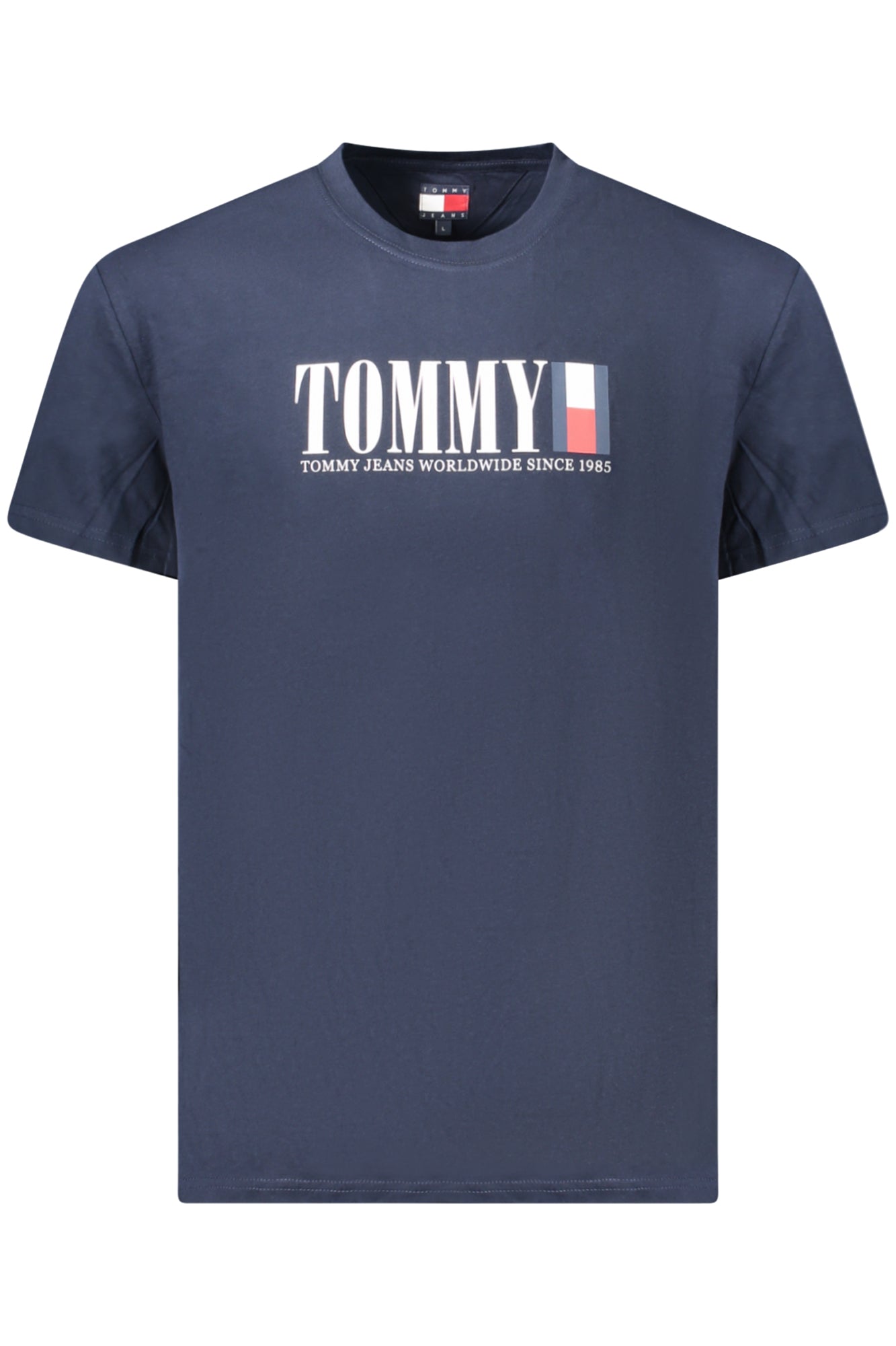 TOMMY HILFIGER MENS SHORT-SLEEVE T-SHIRT BLUE