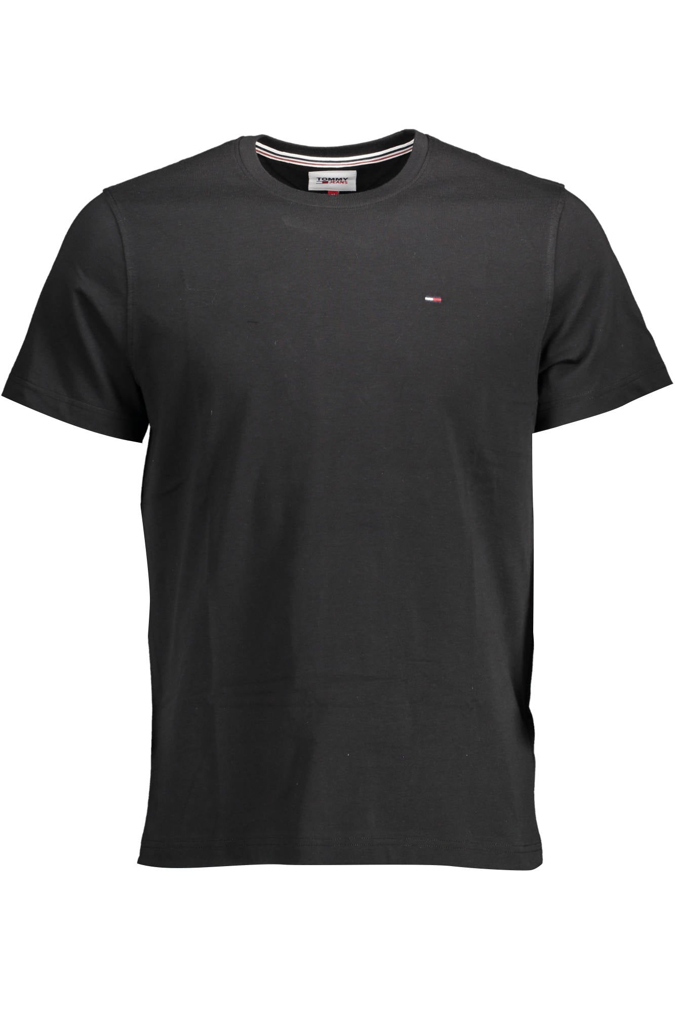 TOMMY HILFIGER SHORT SLEEVE T-SHIRT MEN BLACK