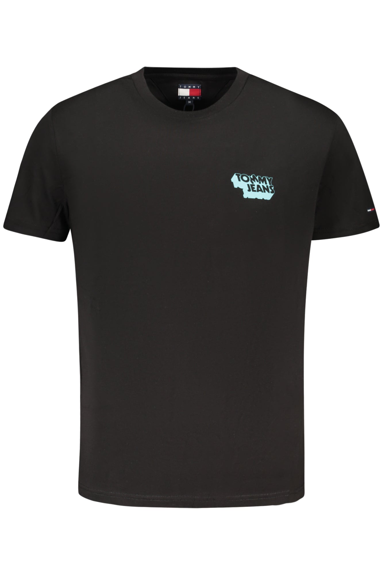 TOMMY HILFIGER MENS SHORT-SLEEVE T-SHIRT BLACK
