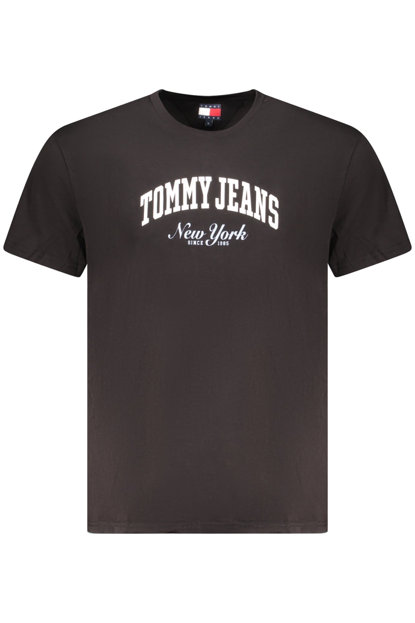 TOMMY HILFIGER MENS SHORT SLEEVE T-SHIRT BLACK