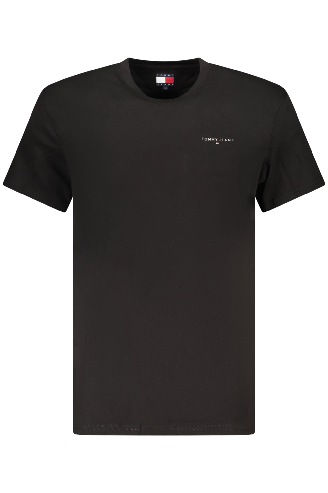 TOMMY HILFIGER MENS SHORT-SLEEVE T-SHIRT BLACK