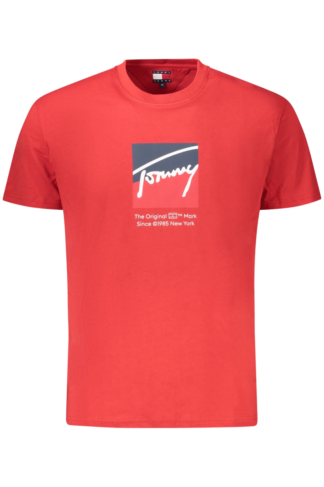 TOMMY HILFIGER MENS SHORT-SLEEVED T-SHIRT, RED