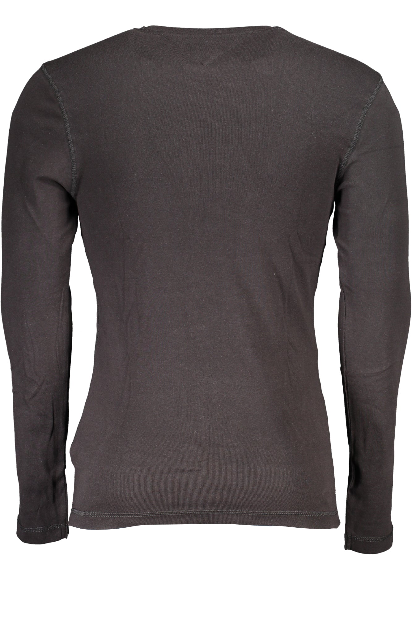 TOMMY HILFIGER MENS LONG SLEEVE T-SHIRT BLACK