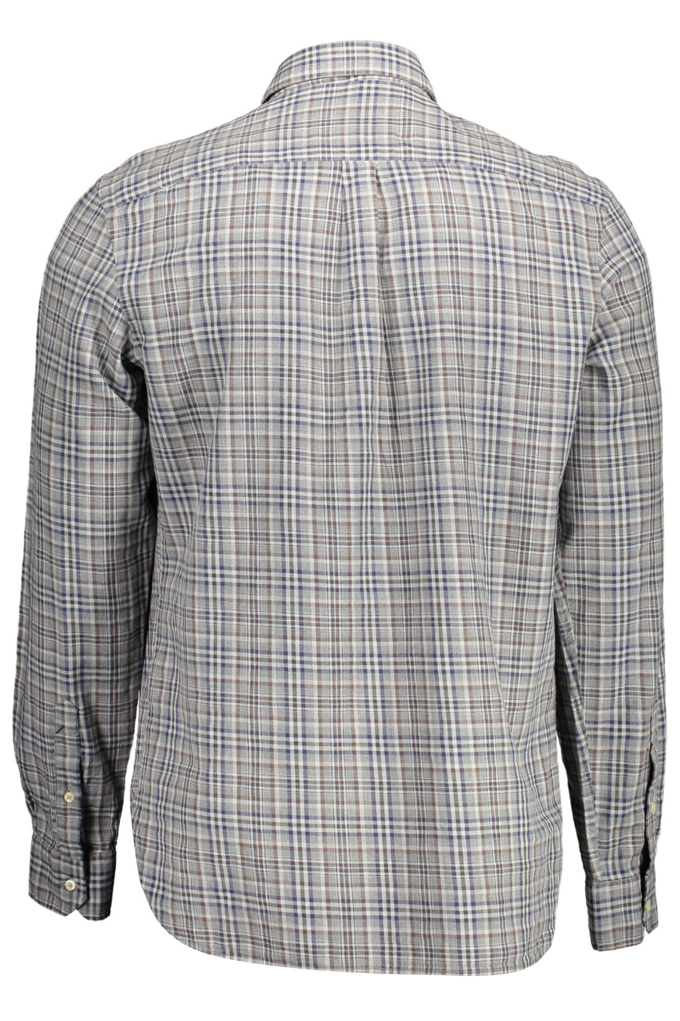 US POLO SHIRT LONG SLEEVE MEN GREY