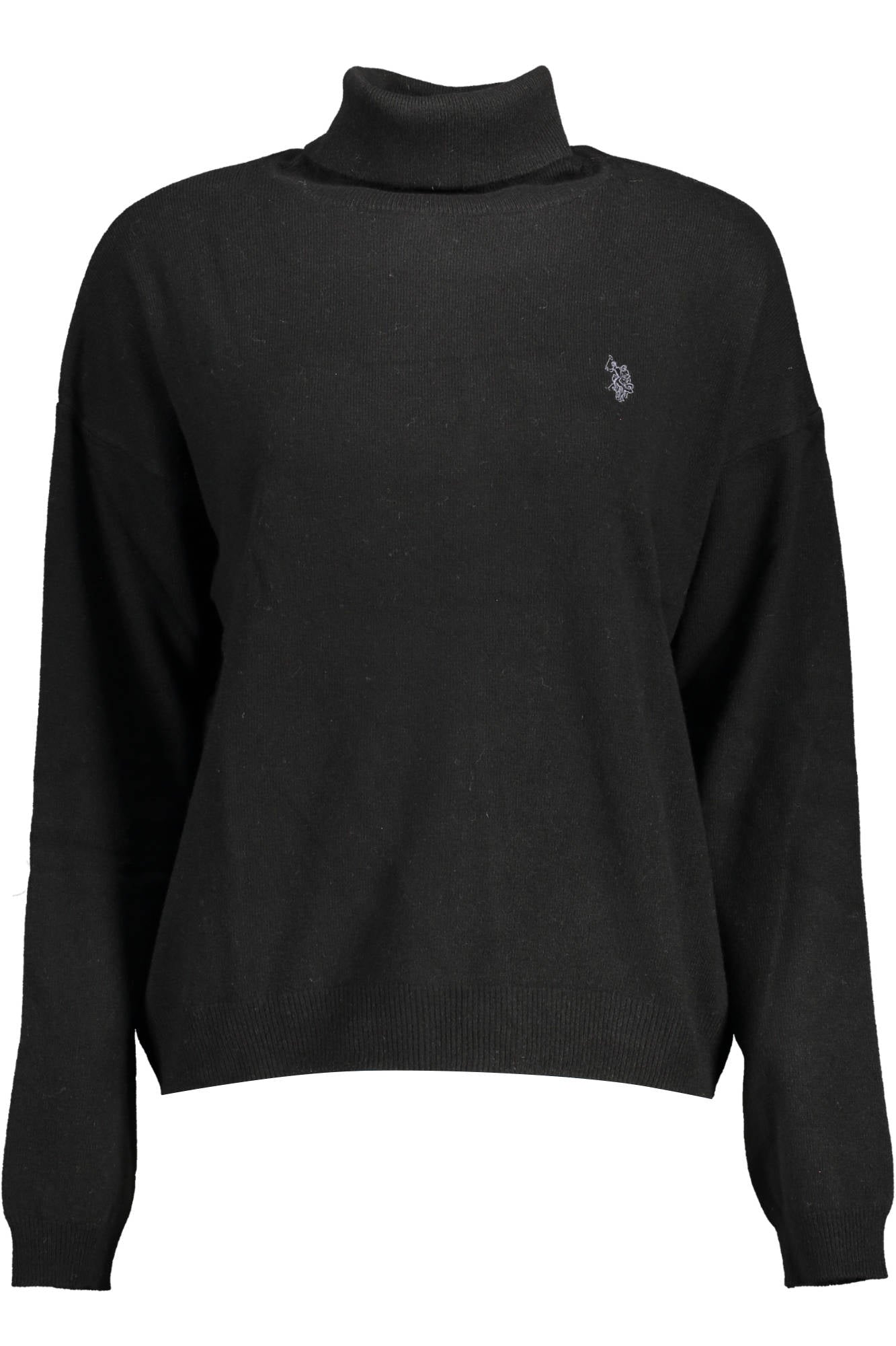 US WOMENS BLACK POLO SHIRT