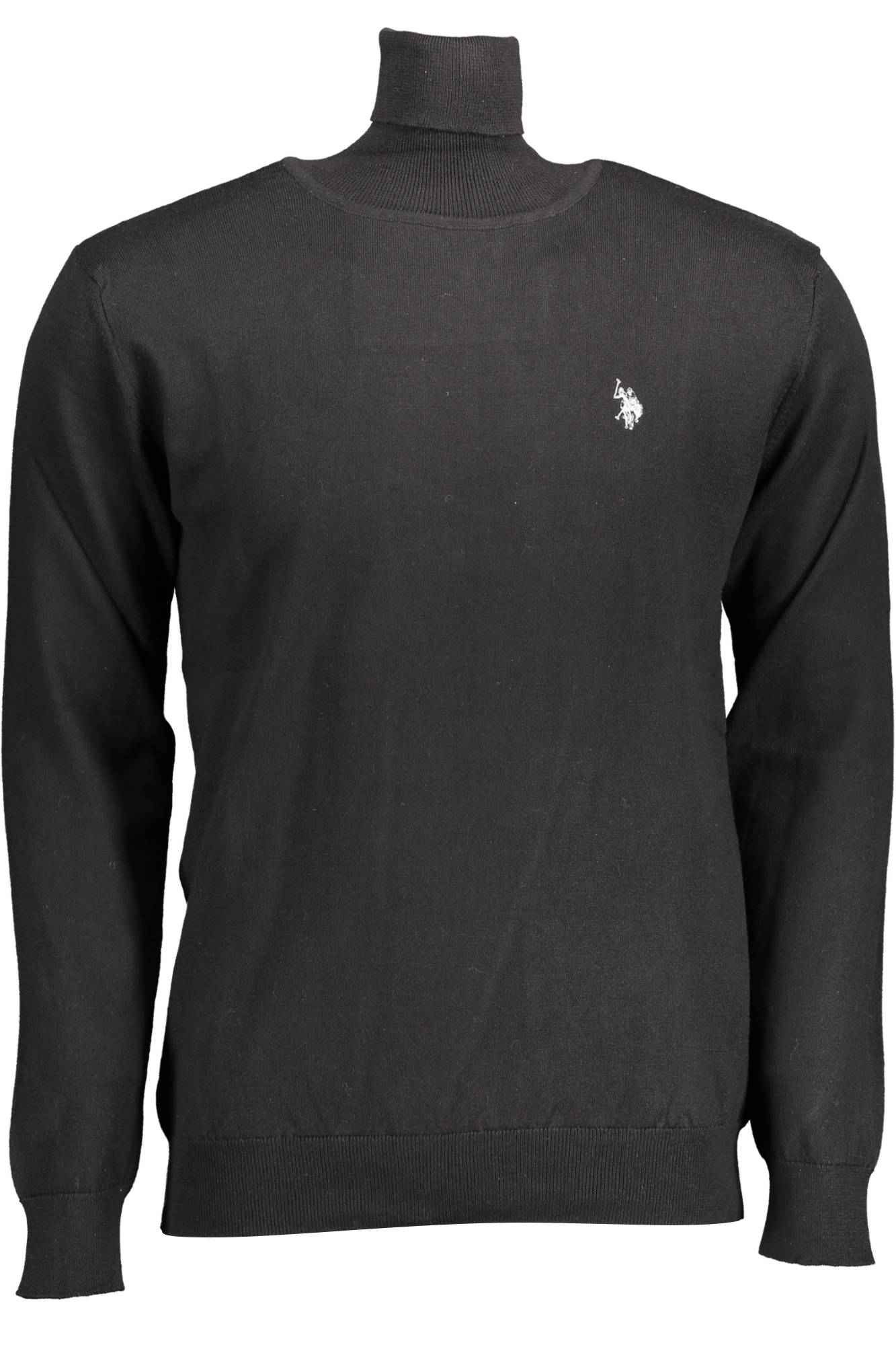 US MENS BLACK POLO SHIRT