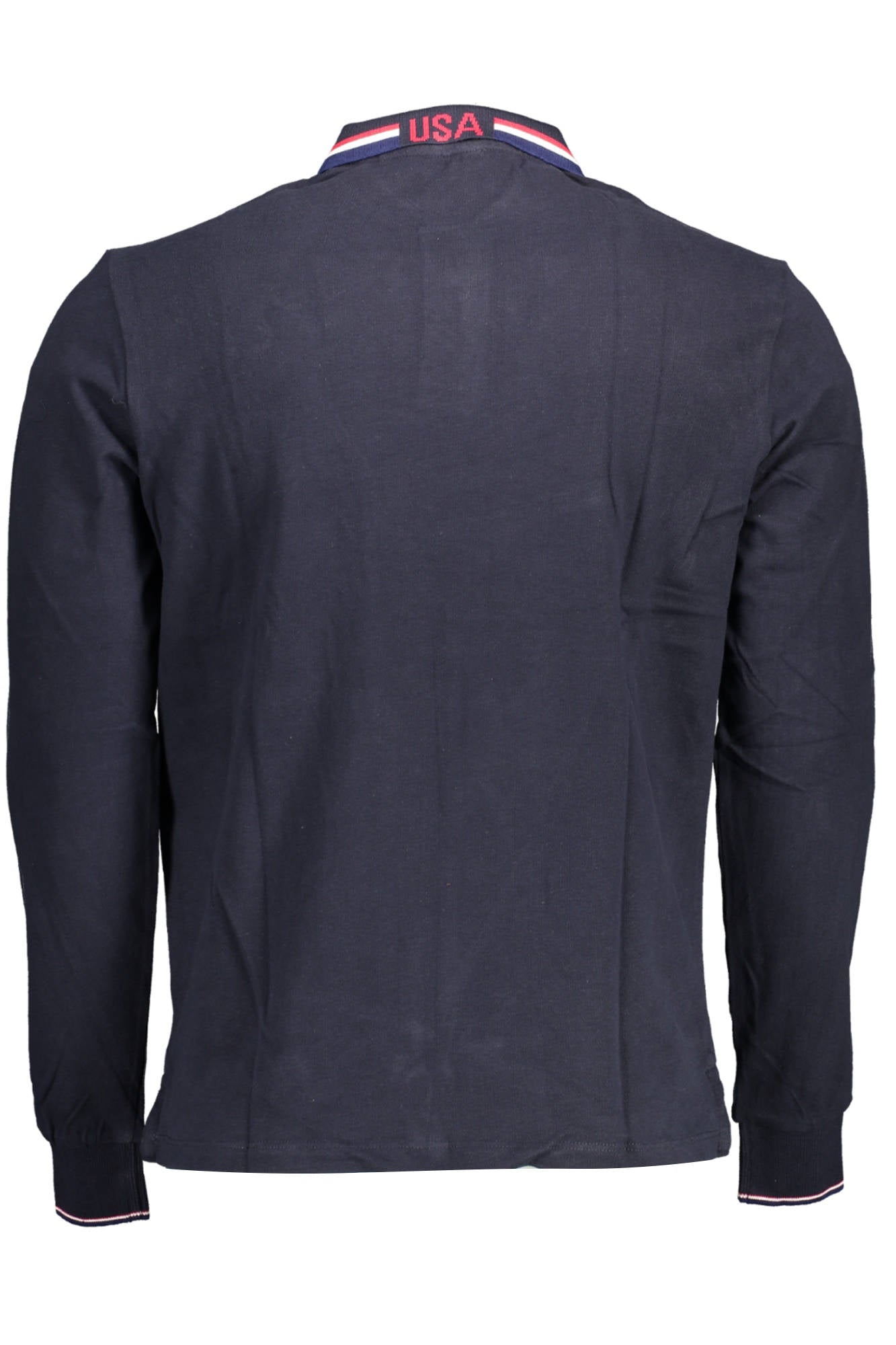 US POLO BLUE MENS LONG SLEEVED POLO SHIRT