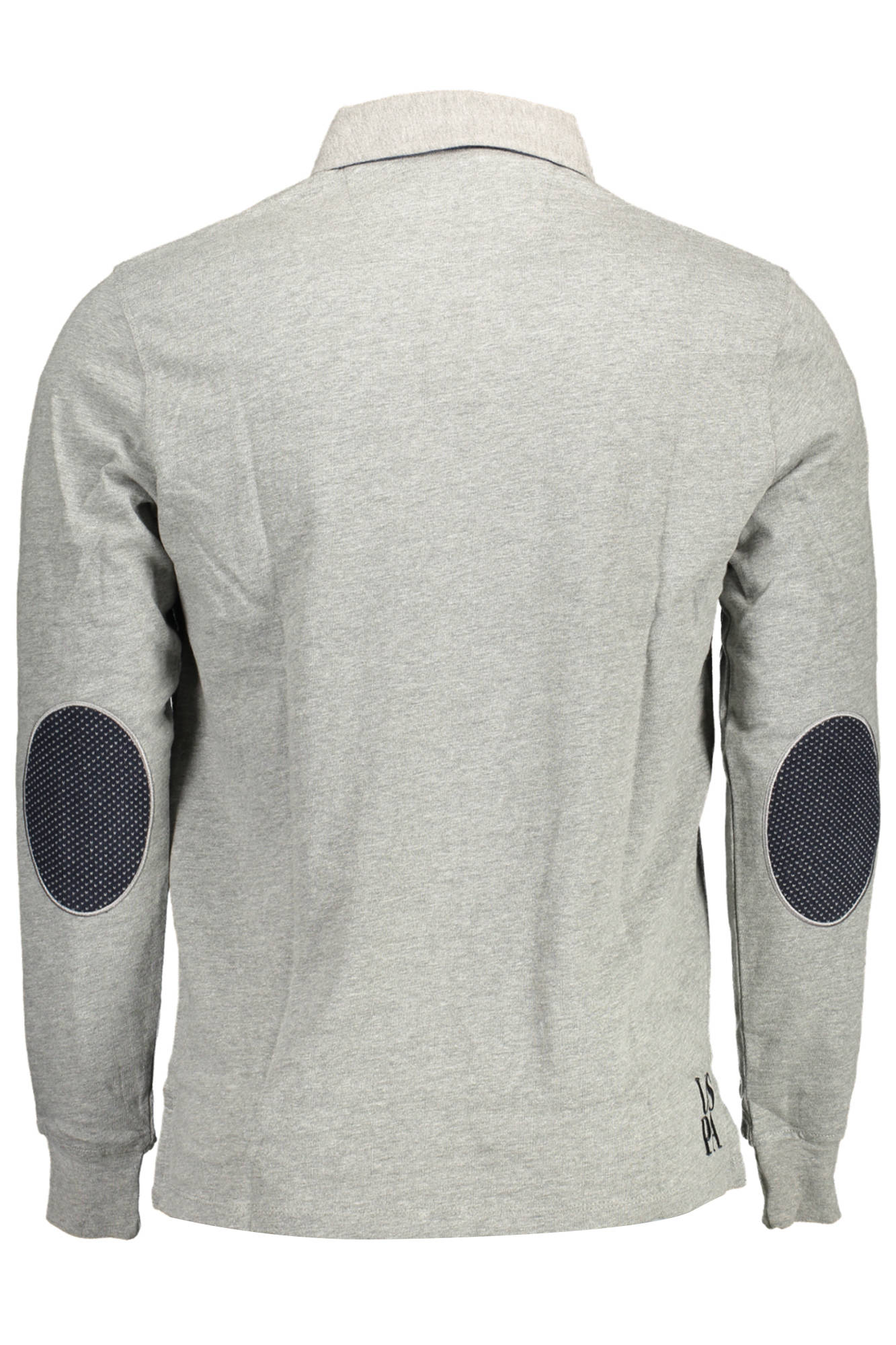 US POLO LONG SLEEVED POLO SHIRT MAN GRAY
