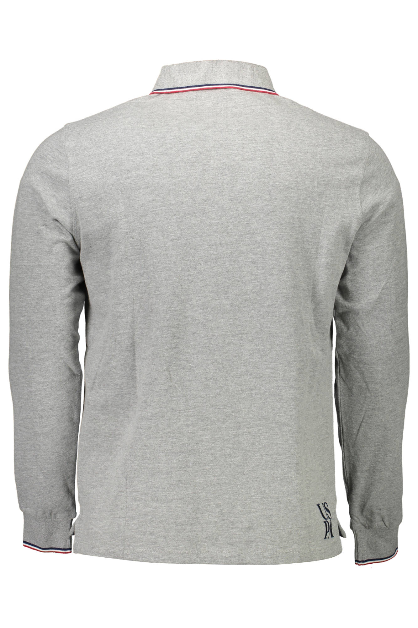 US POLO LONG SLEEVE POLO MEN GREY