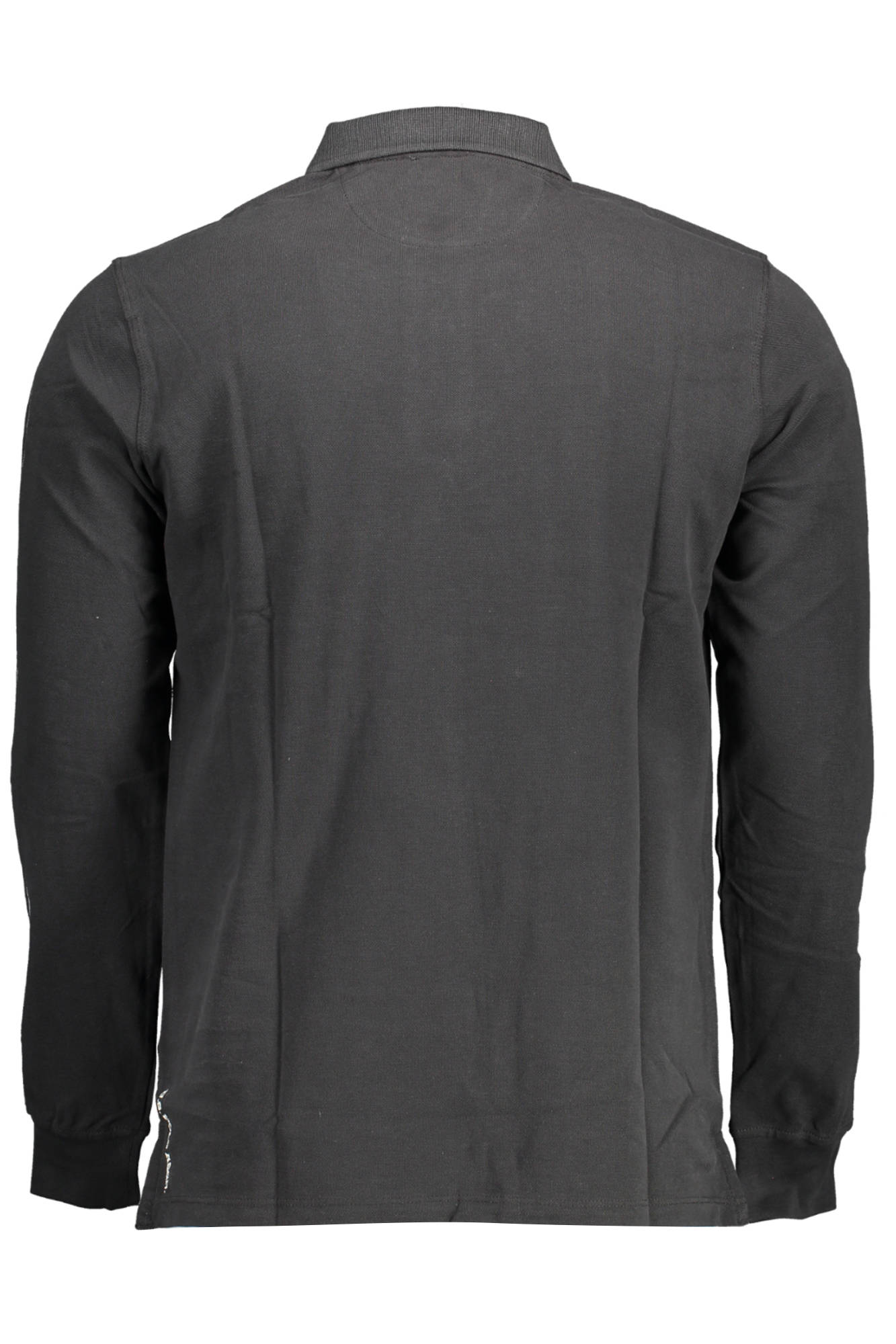 US POLO MENS LONG SLEEVED POLO BLACK
