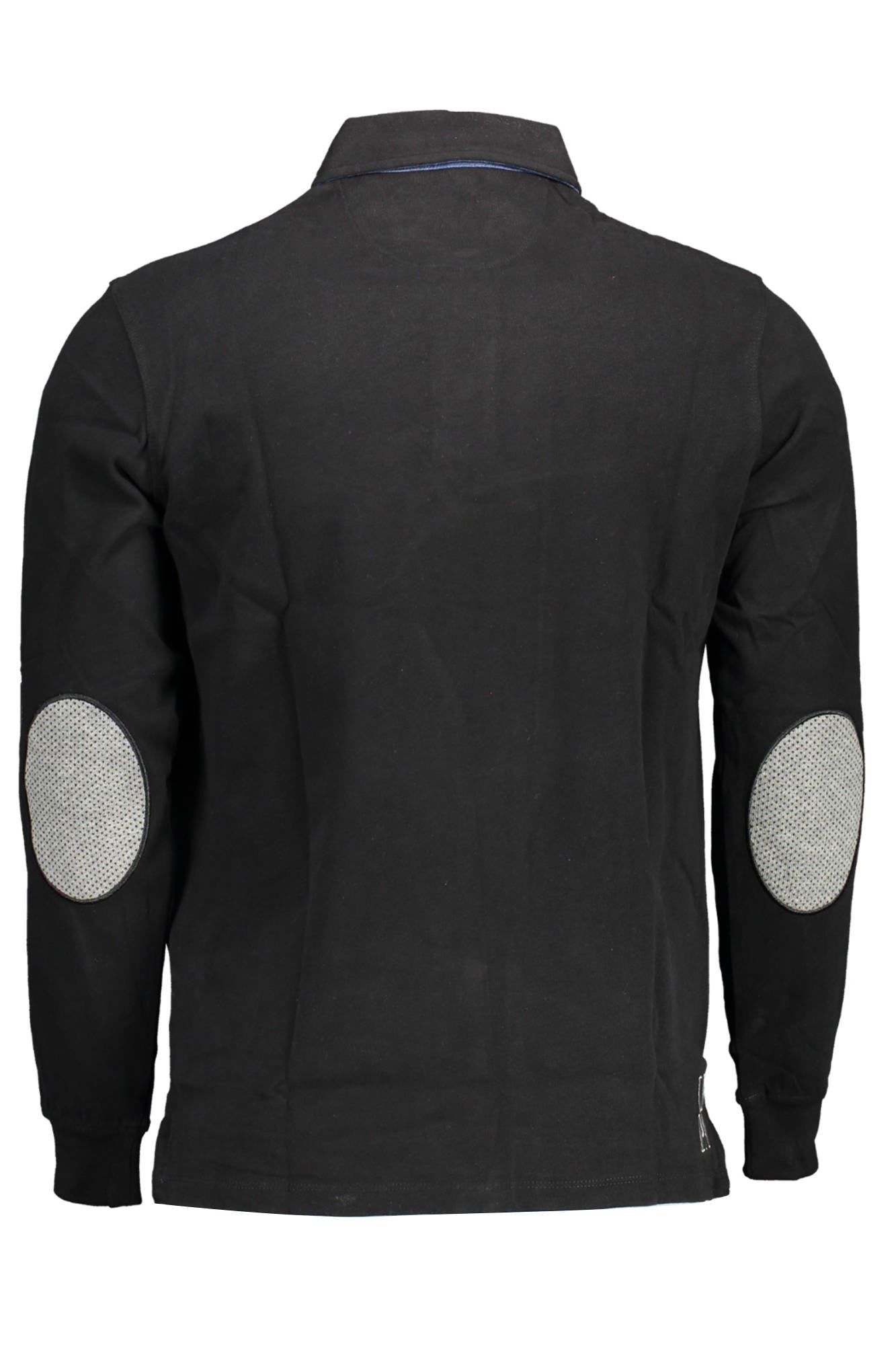 US POLO MENS LONG SLEEVED POLO BLACK