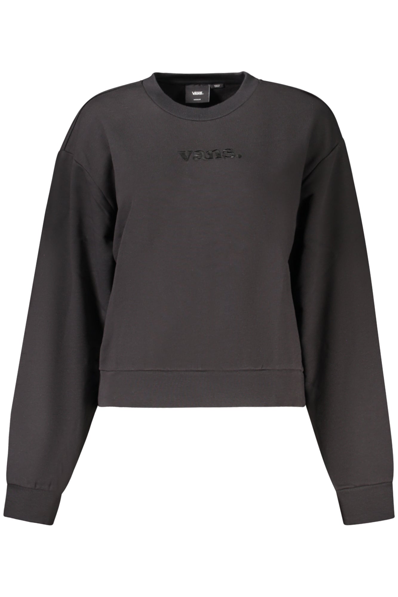 VANS WOMENS ZIP-UP SWEATSHIRT BLACK